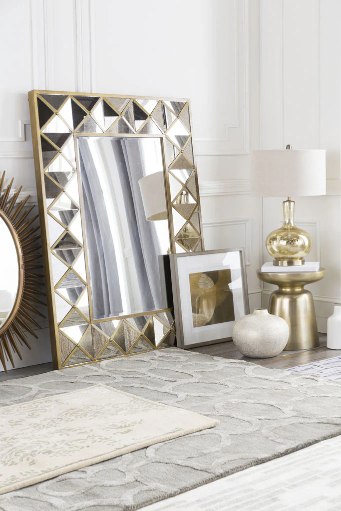 Brilliance Aged Gold Wall Mirror - Image 2