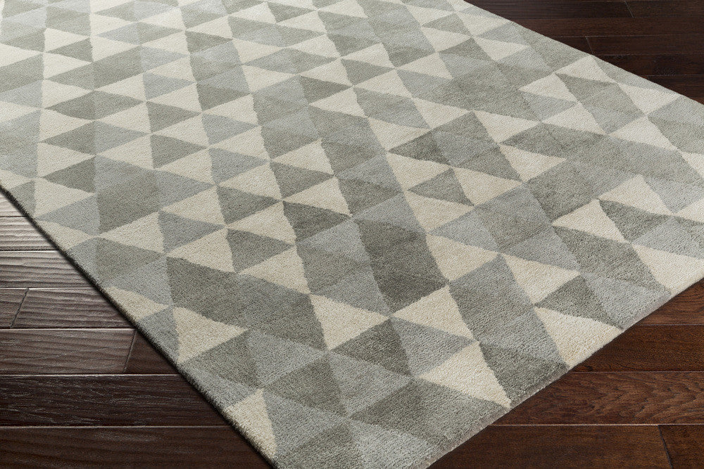 Brilliance Light Gray/Charcoal/Gray Area Rug - Image 2