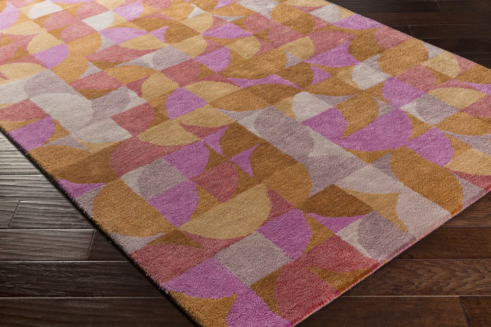 Brilliance Magenta/Tan/Mauve Area Rug - Image 2