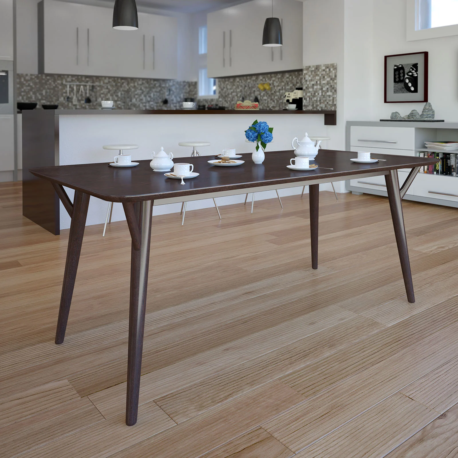 Brim Dining Table Walnut - Image 5
