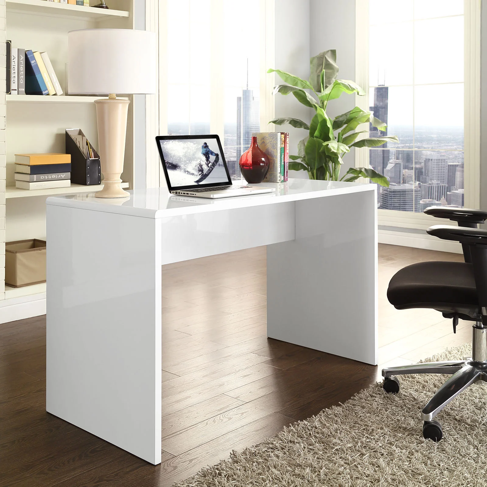 Brim Office Desk White - Image 4