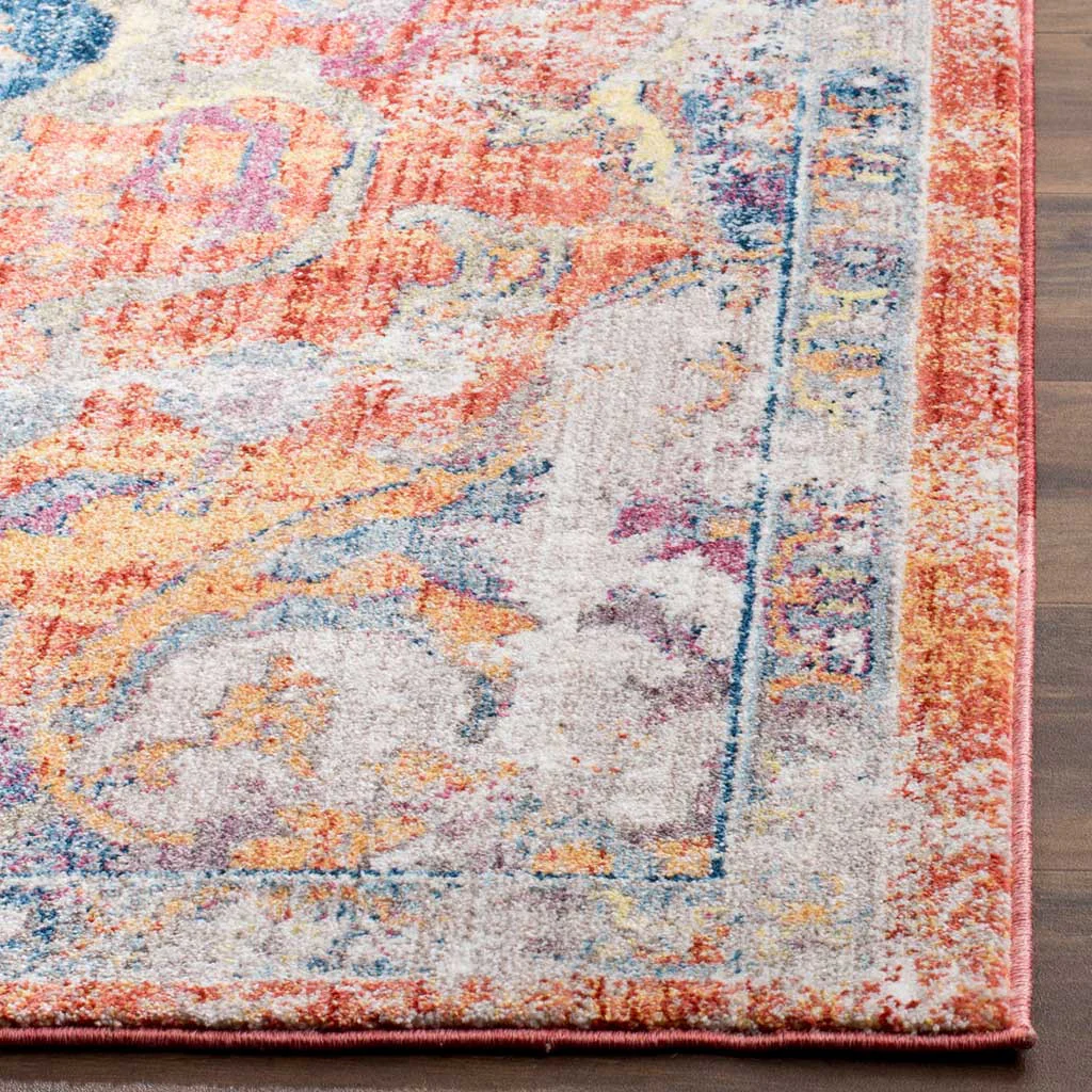 Bristol Blue/Orange Area Rug - Image 2