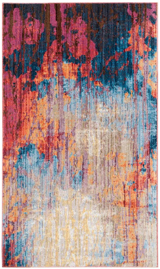 Bristol Blue/Rust Area Rug - Image 2