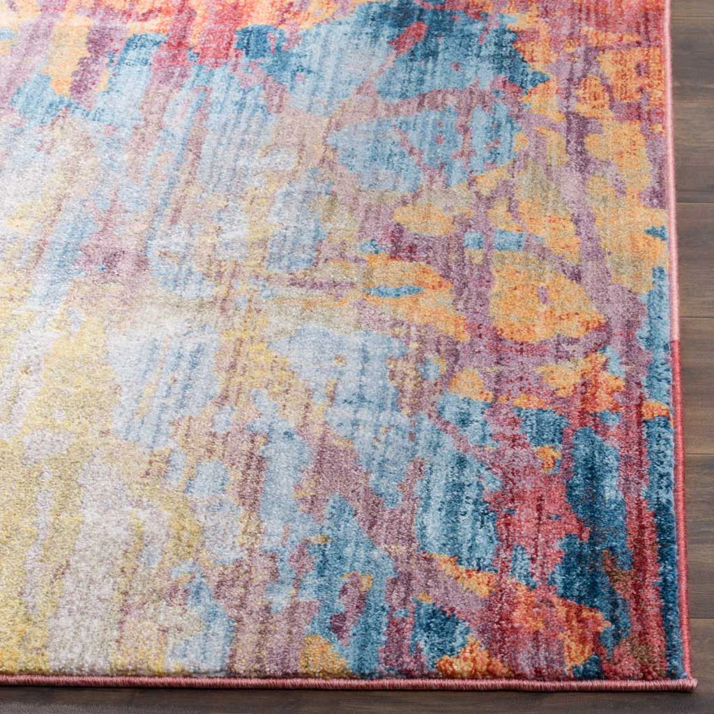 Bristol Blue/Rust Area Rug - Image 3