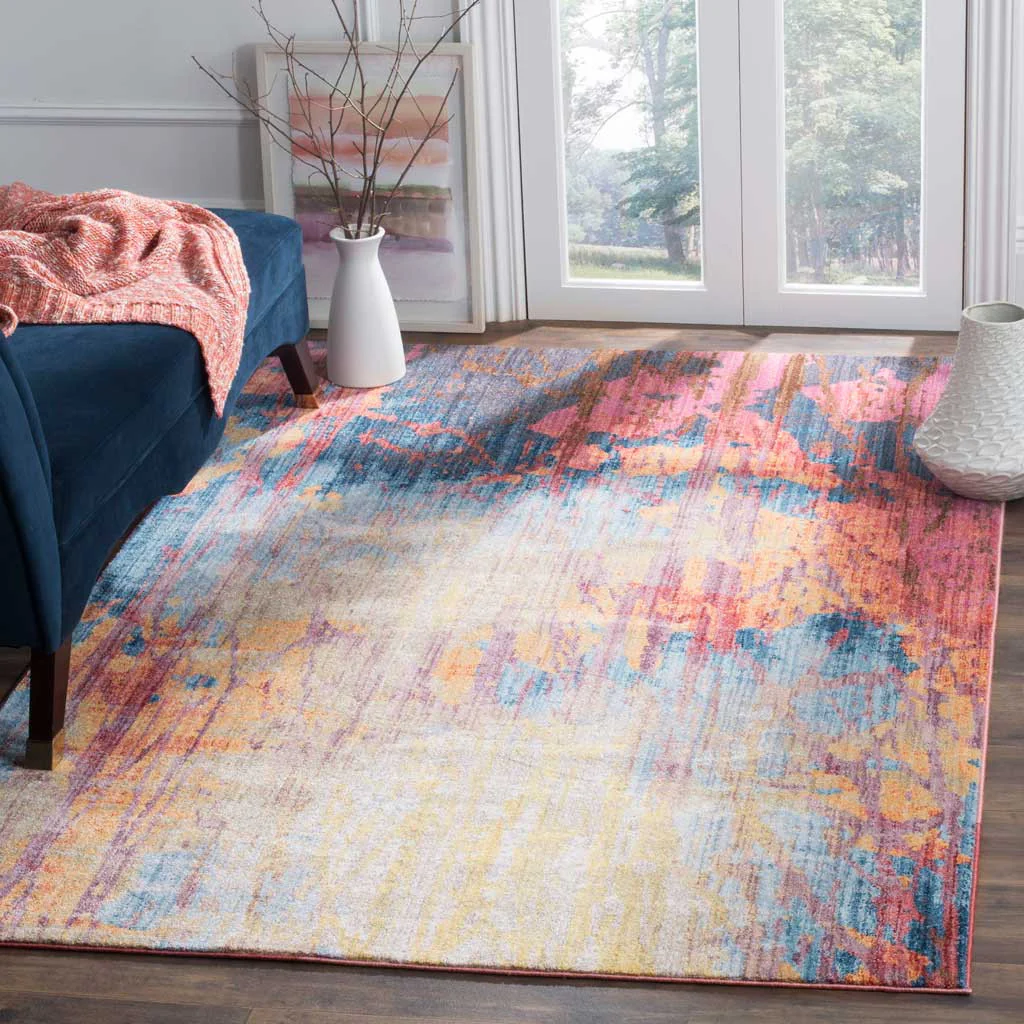 Bristol Blue/Rust Area Rug - Image 5