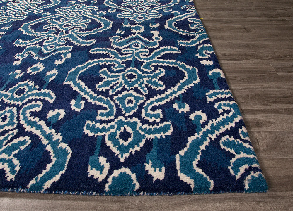 Bristol Serrano Twilight Blue/White Asparagus Area Rug - Image 3