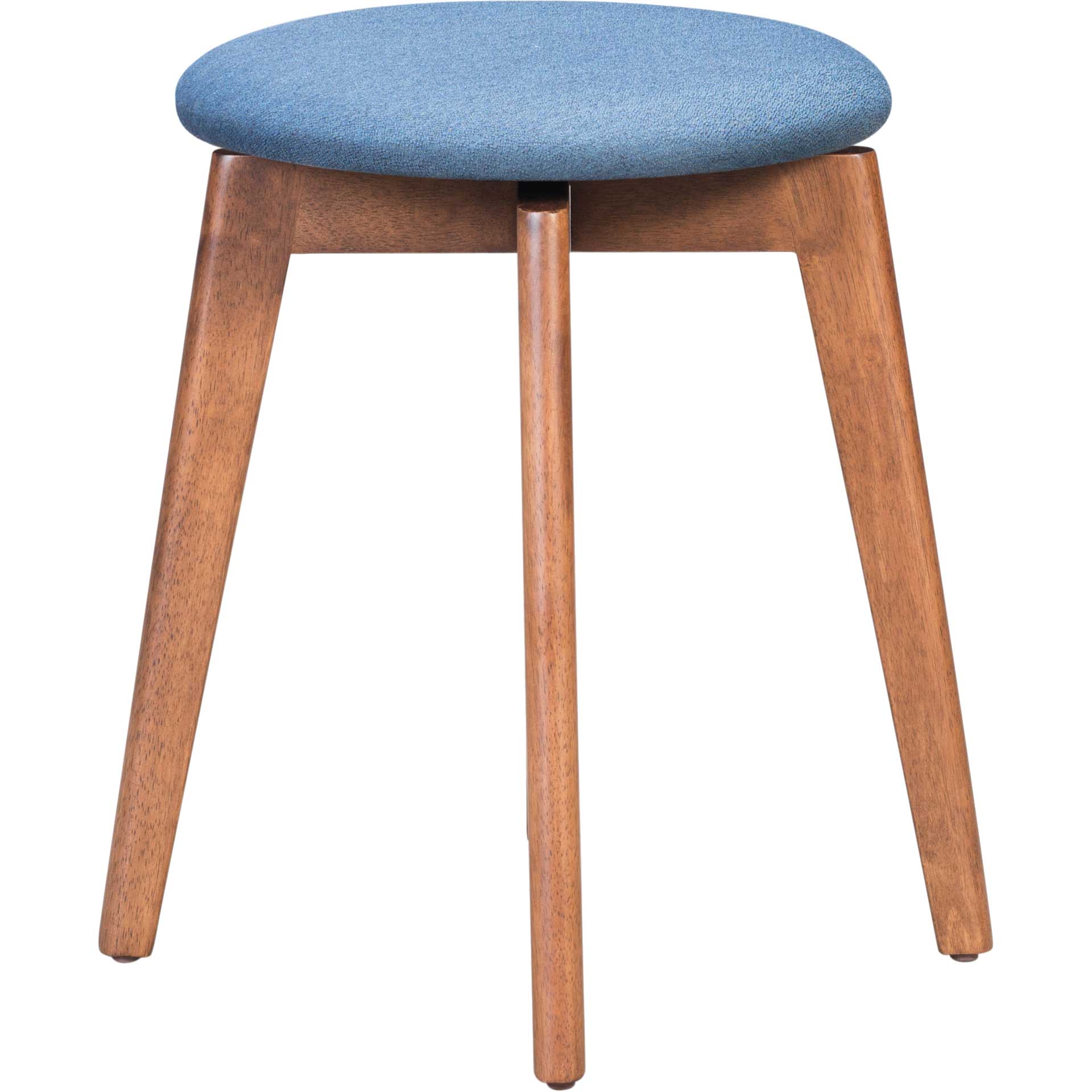 Brix Stool Walnut/Ink Blue - Image 2