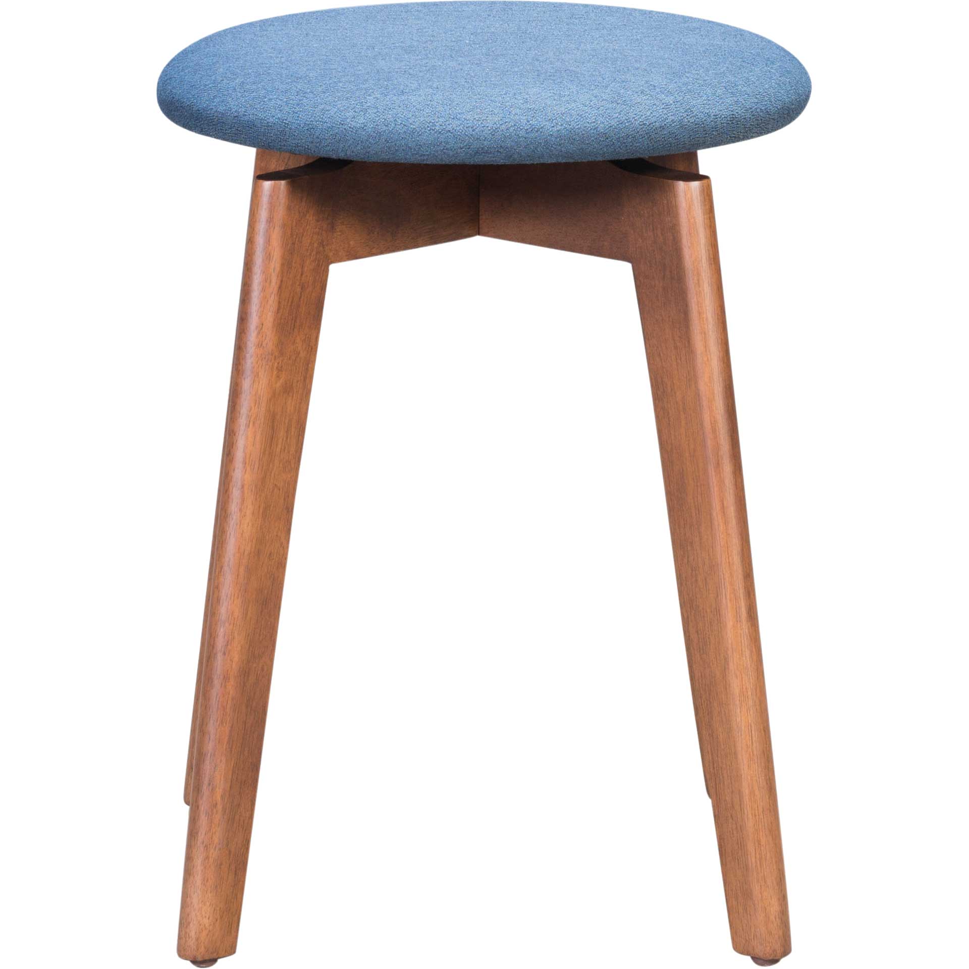 Brix Stool Walnut/Ink Blue - Image 3