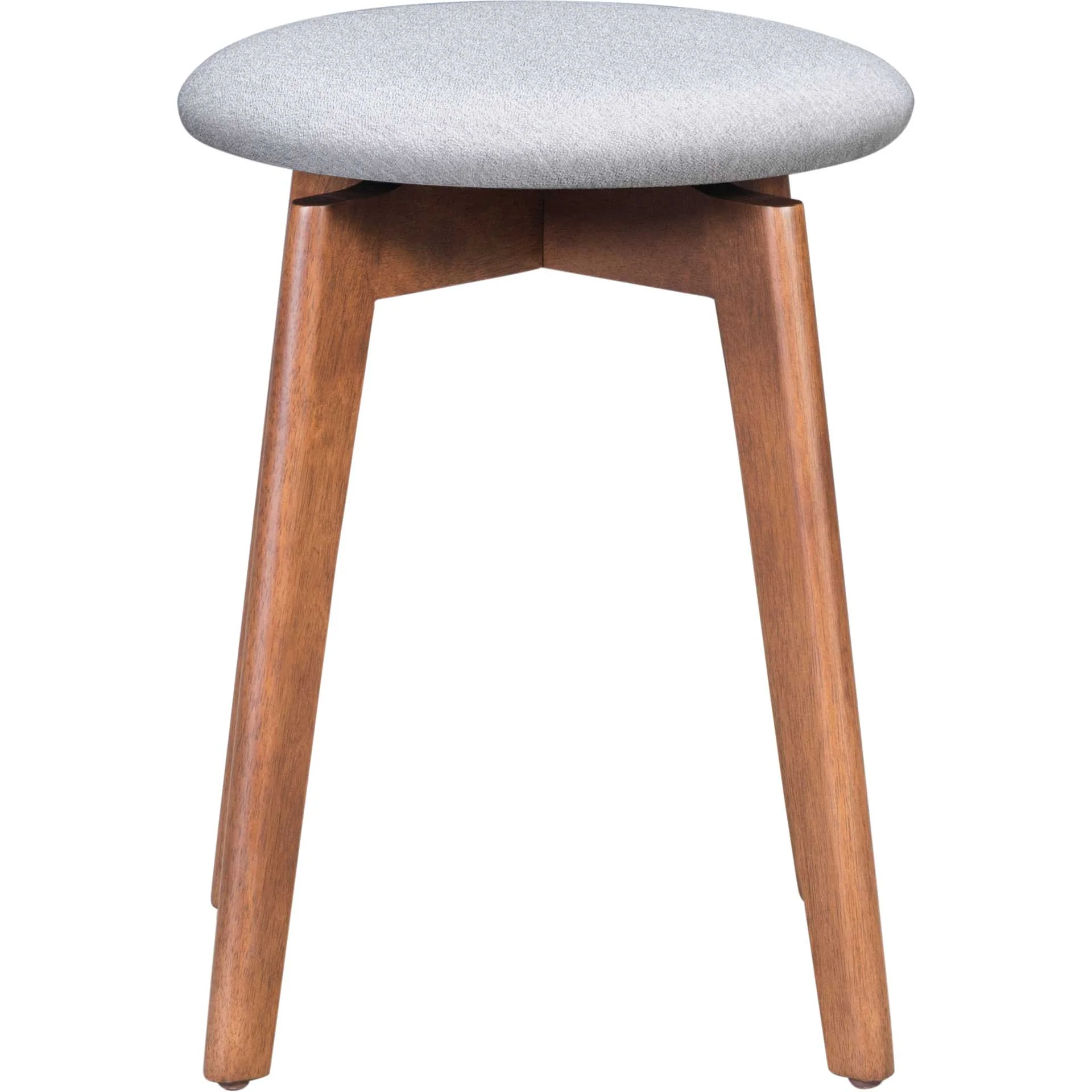 Brix Stool Walnut/Light Gray - Image 3