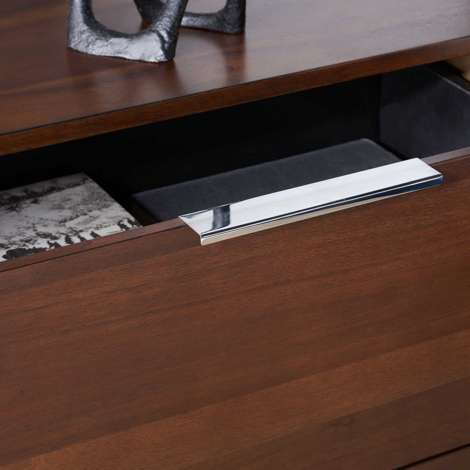 Brixton 3 Drawer Nightstand Walnut - Image 8