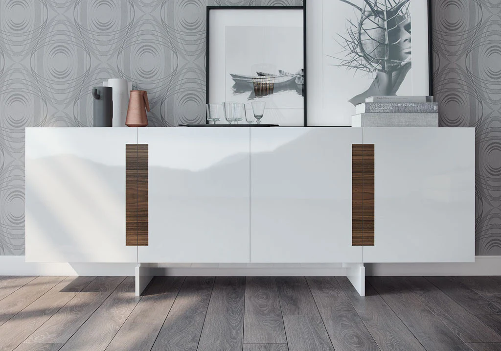 Brixton Sideboard White Lacquer - Image 4