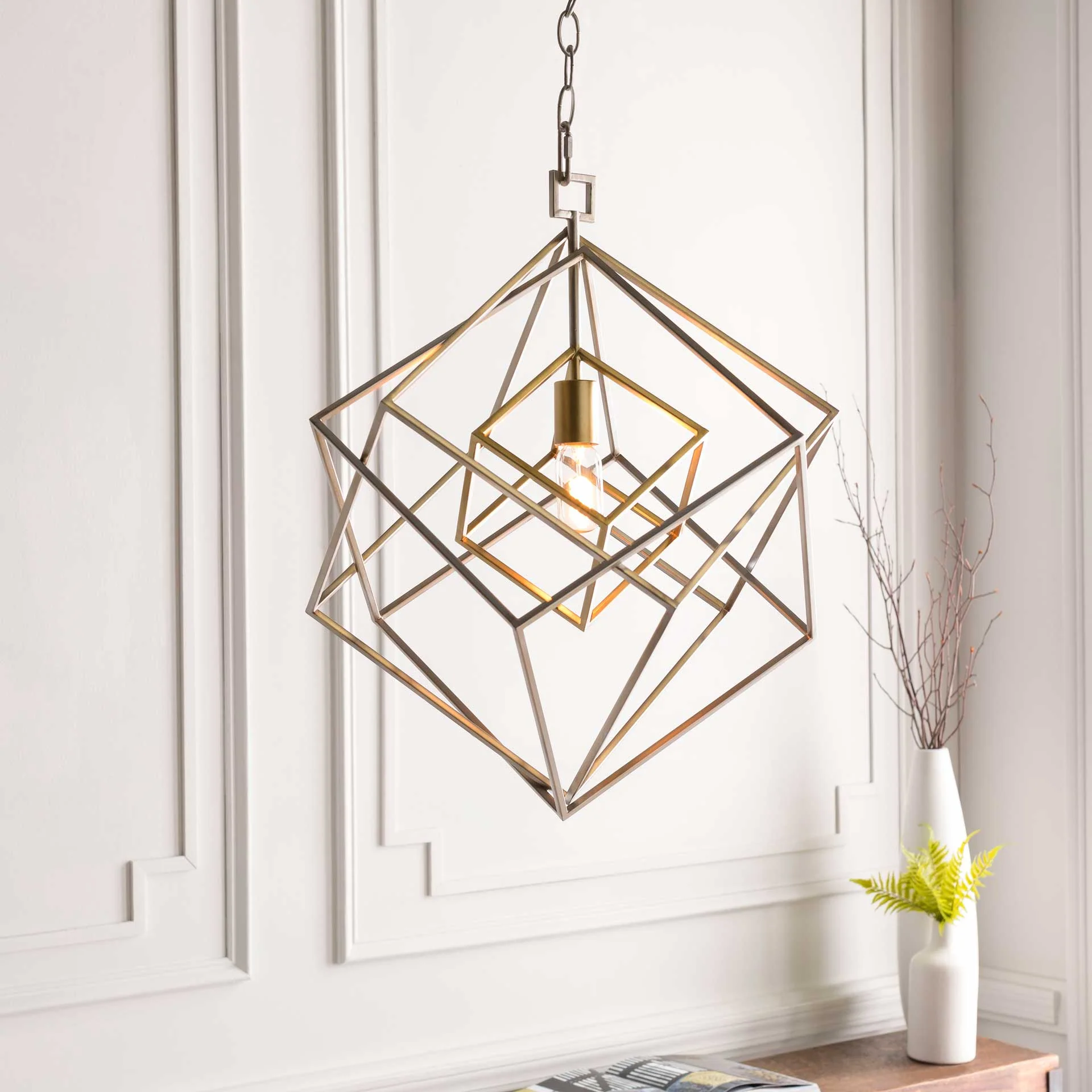 Broderick Ceiling Lamp Silver - Image 3