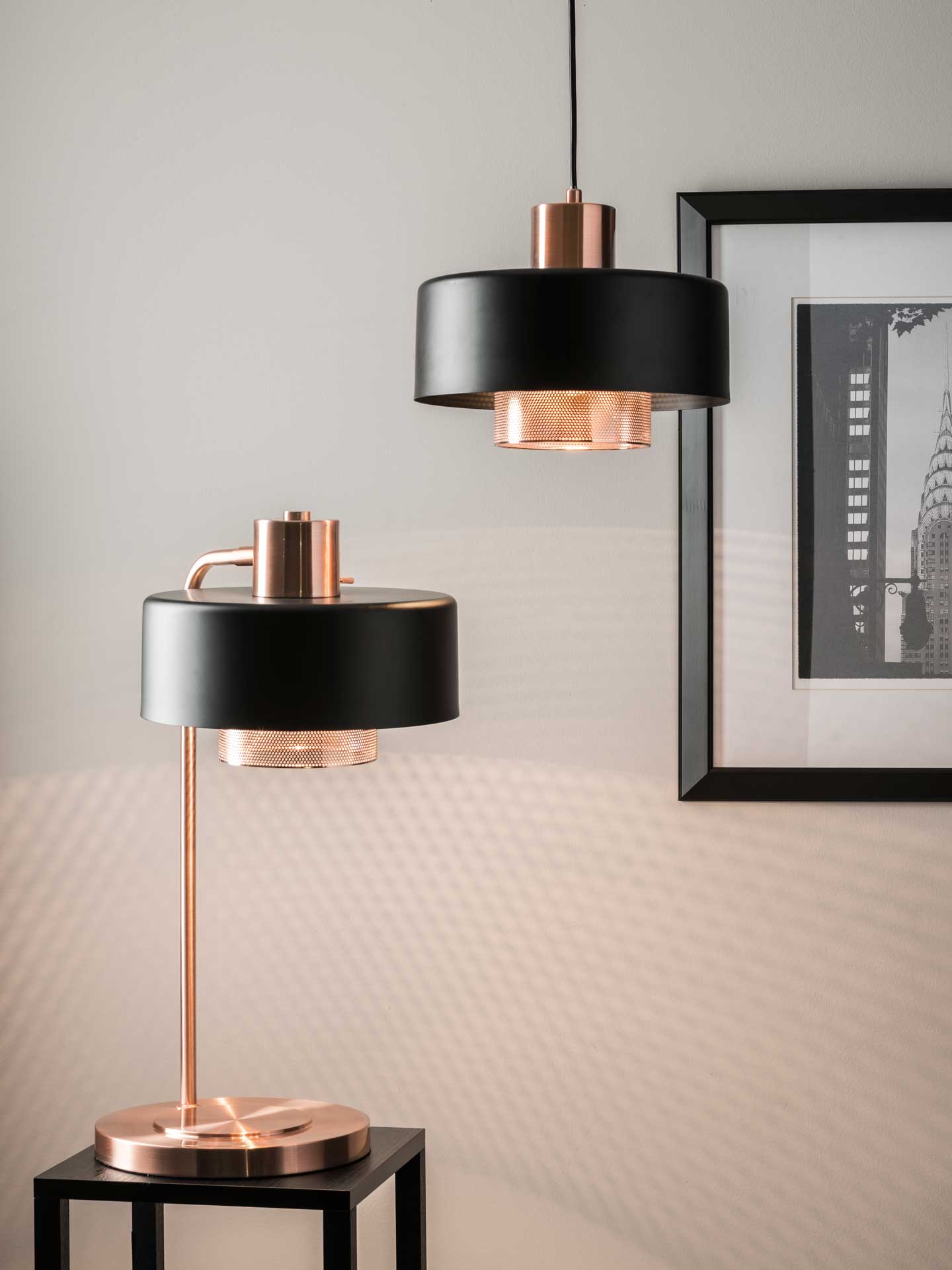 Brondby Pendant Copper/Black - Image 3