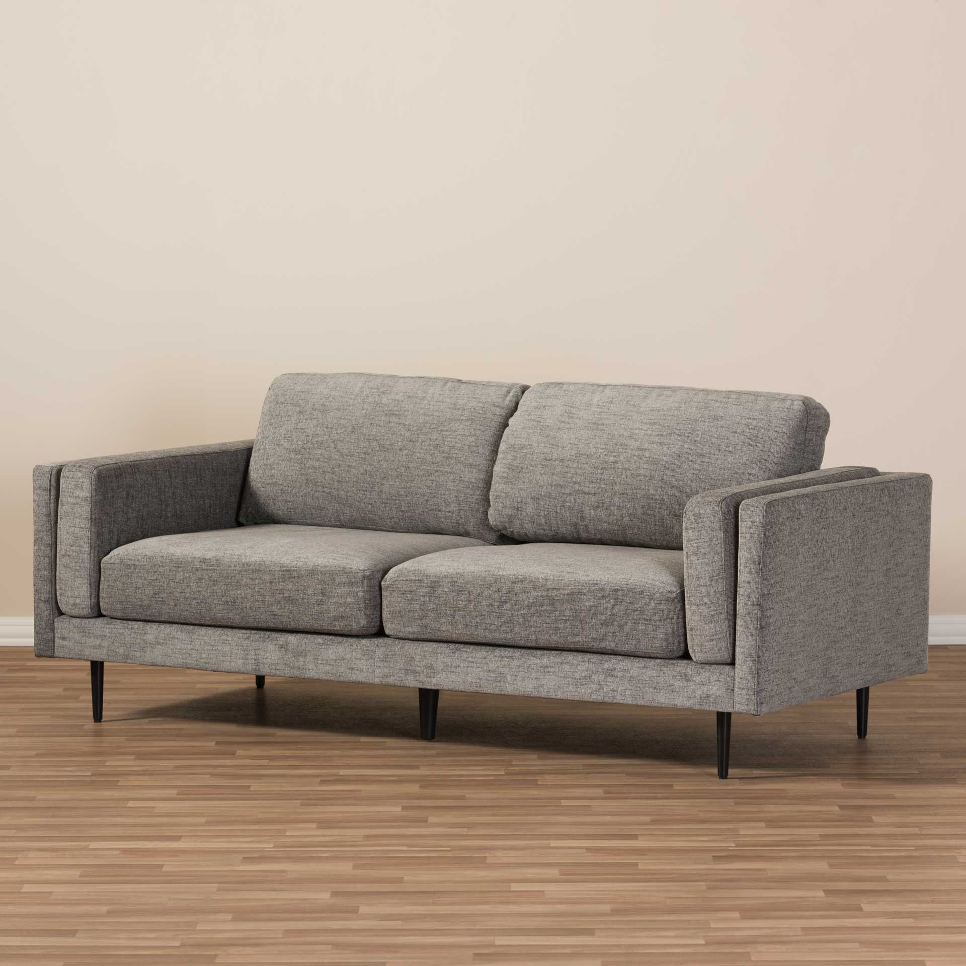 Brooklyn Fabric Upholstered Sofa Gray - Image 5