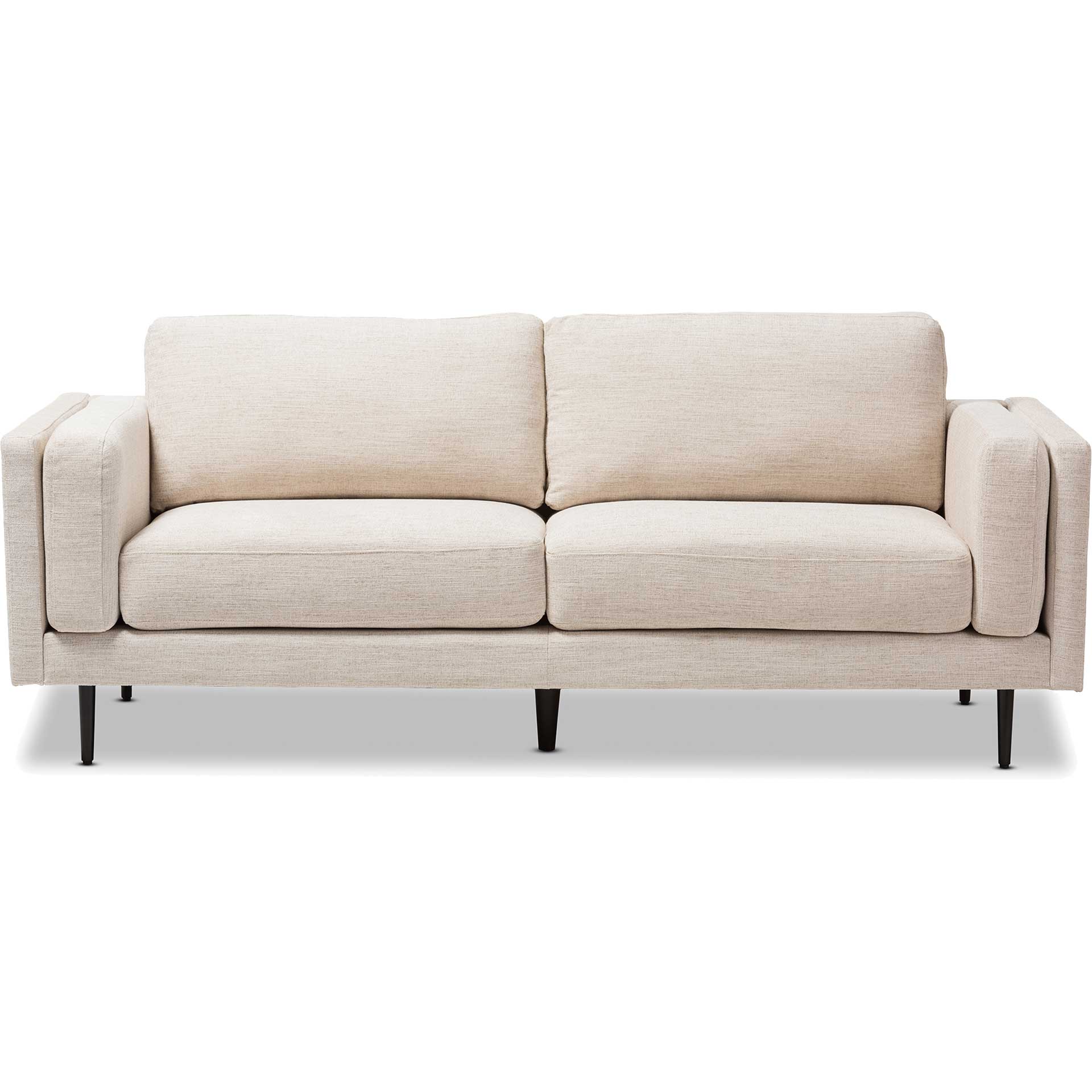 Brooklyn Fabric Upholstered Sofa Light Beige - Image 2