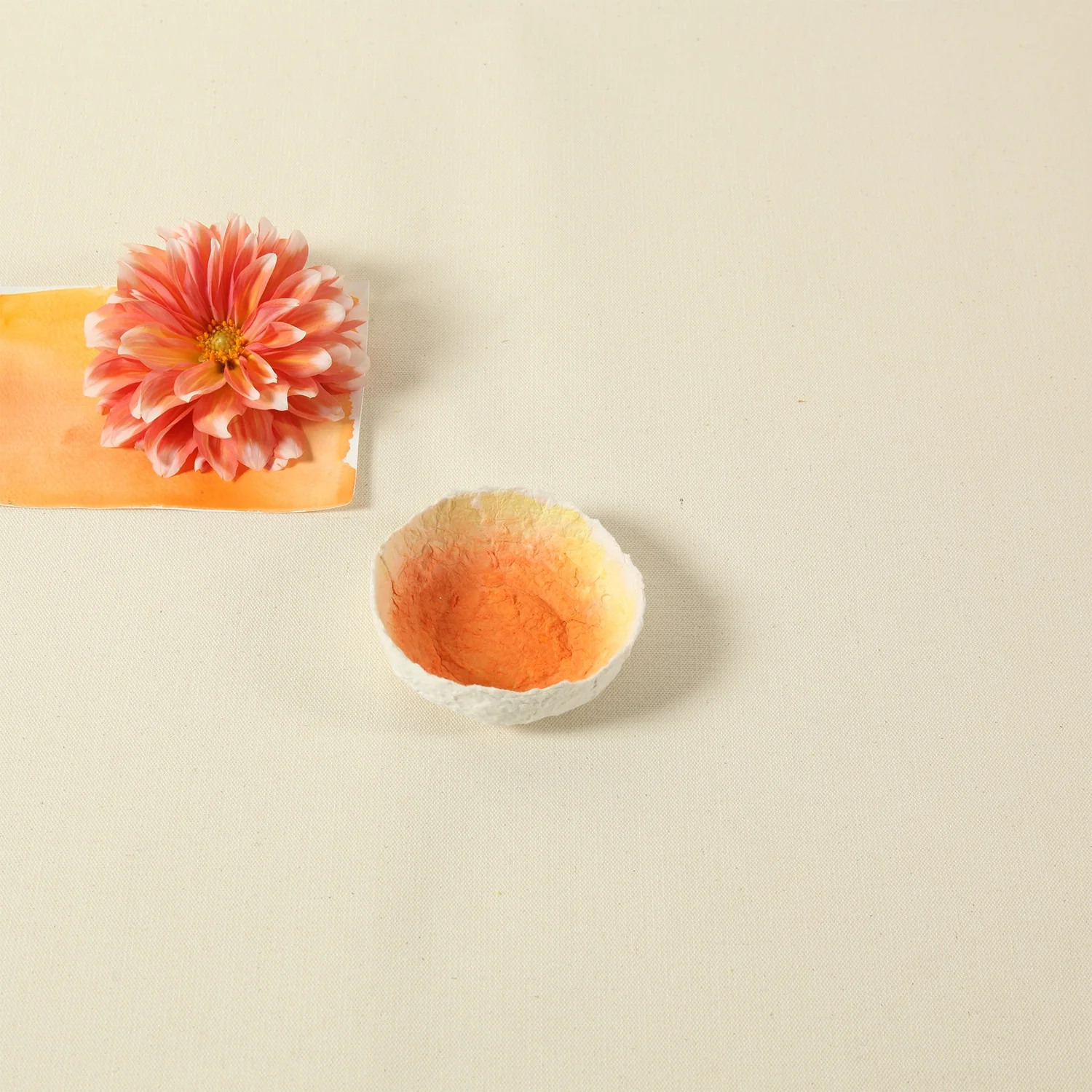 Brooklyn Small Low Bowl Cantaloupe - Image 2