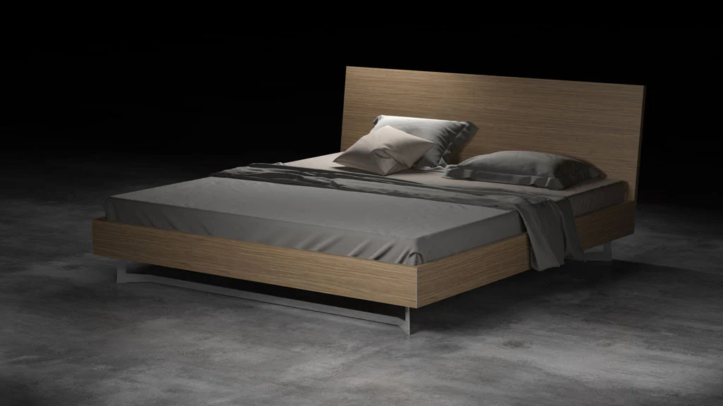 Broome Bed Latte Walnut - Image 7