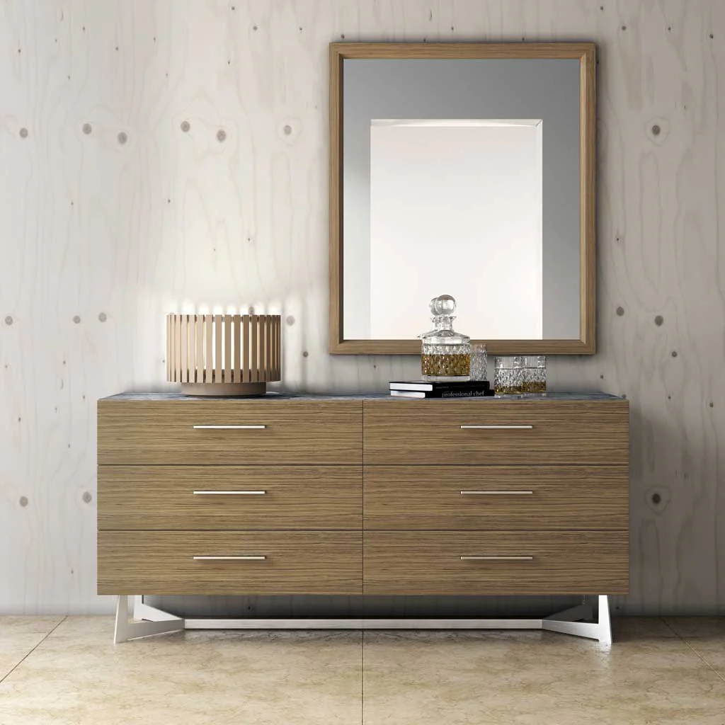 Broome Dresser Concrete/Latte Walnut - Image 4