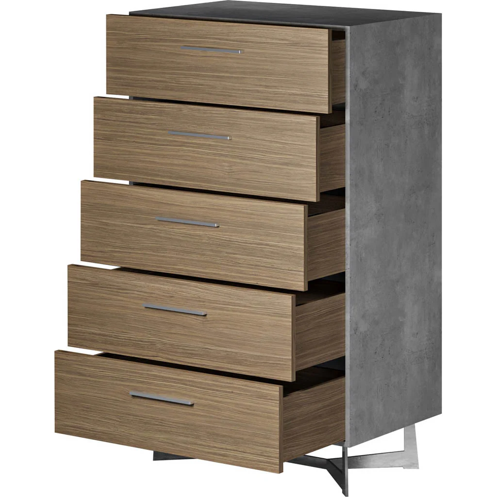 Broome Tall Dresser Latte Walnut - Image 2