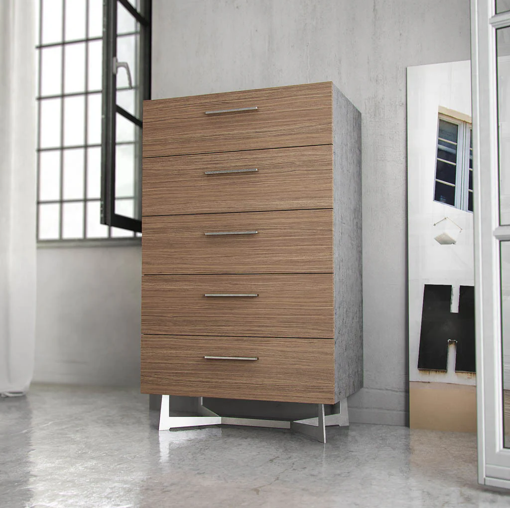 Broome Tall Dresser Latte Walnut - Image 3