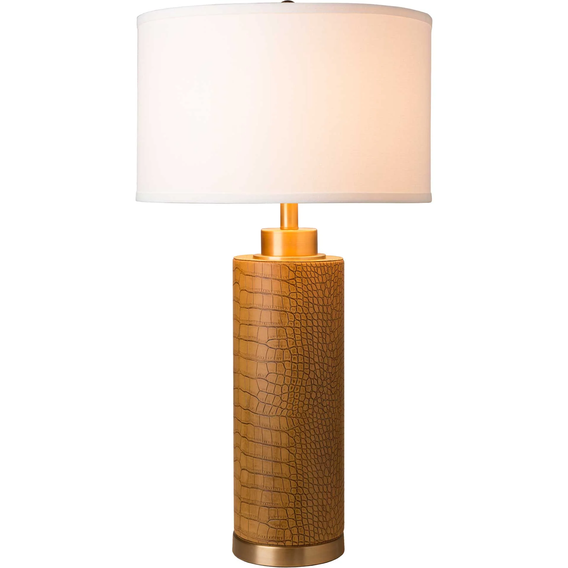 Bruce Table Lamp Tan/White/Camel - Image 2
