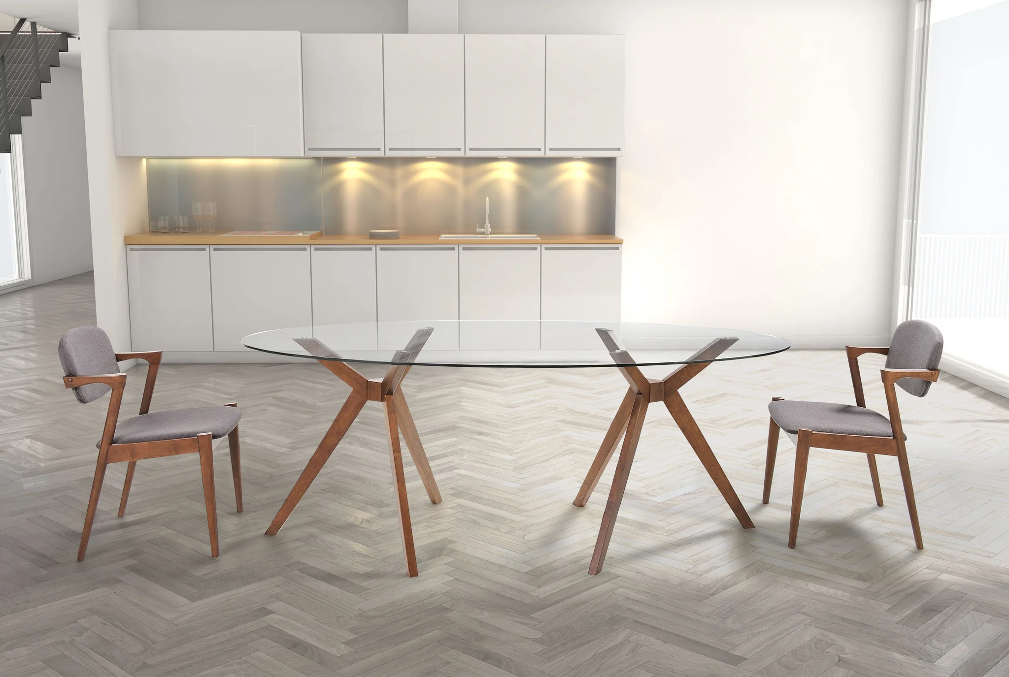 Brunson Dining Table Walnut - Image 4