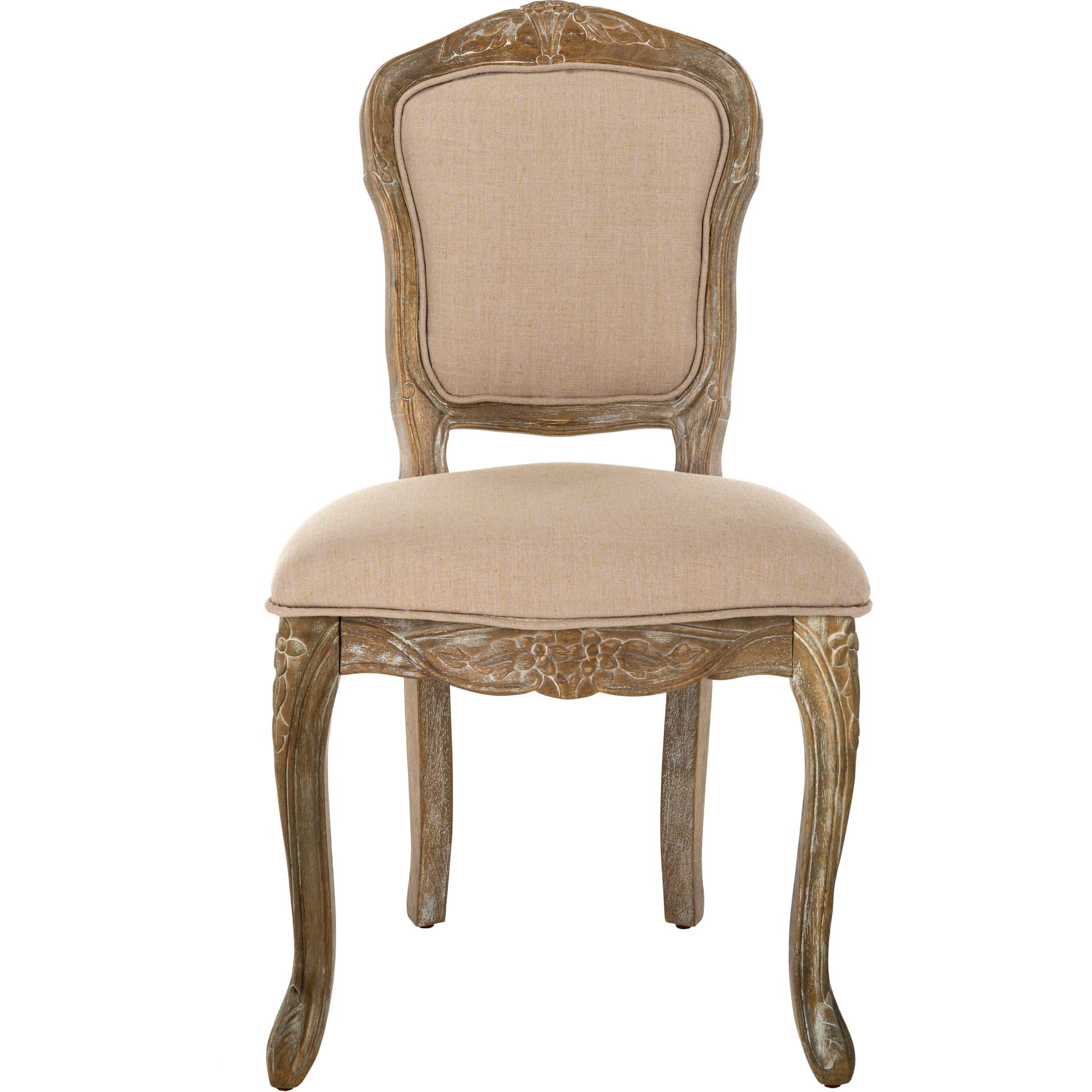 Buchanan Side Chair Light Oak/Antique White (Set of 2) - Image 3