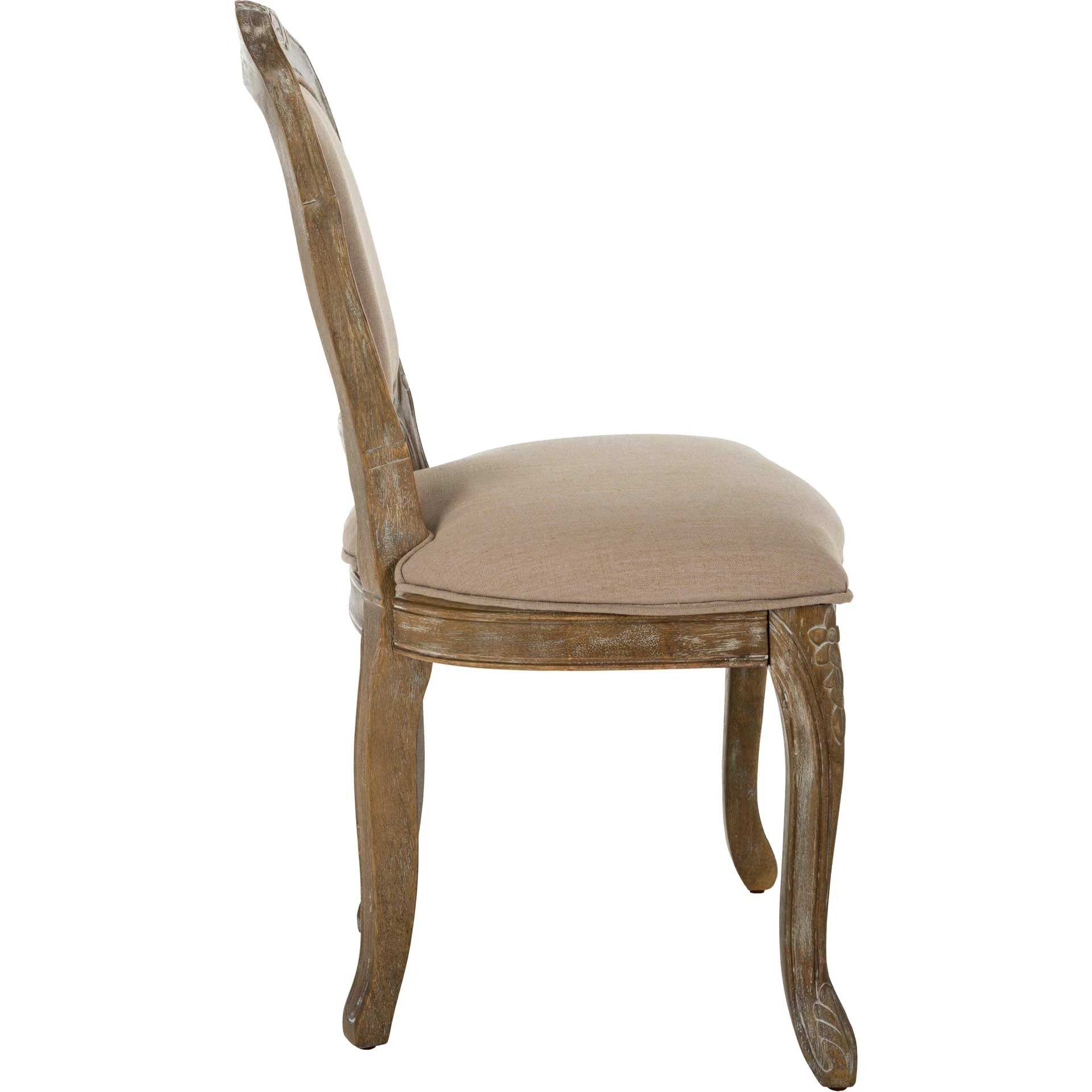 Buchanan Side Chair Light Oak/Antique White (Set of 2) - Image 4