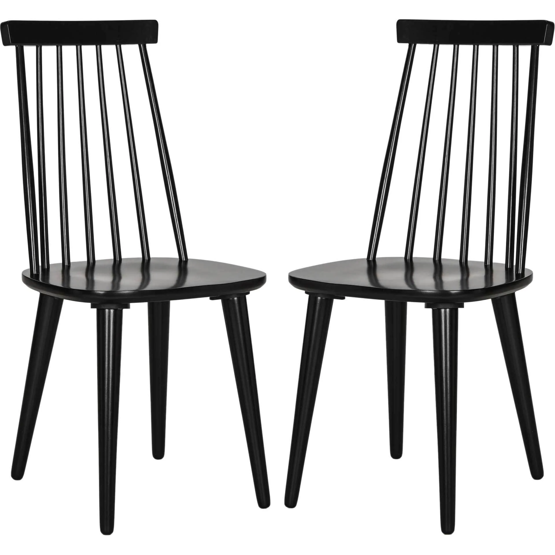 Buckley Spindle Side Chair Black (Set of 2) - Image 2