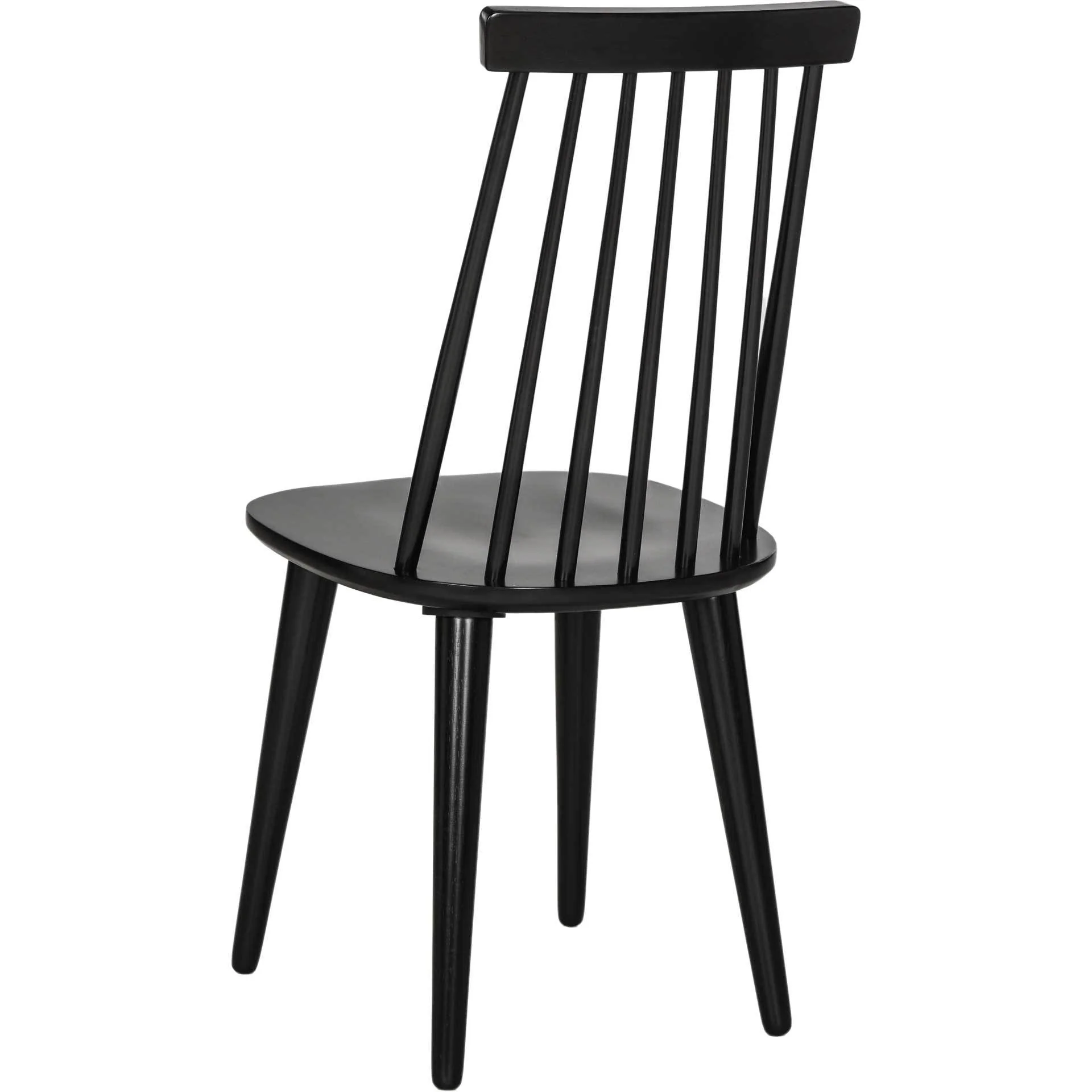 Buckley Spindle Side Chair Black (Set of 2) - Image 4