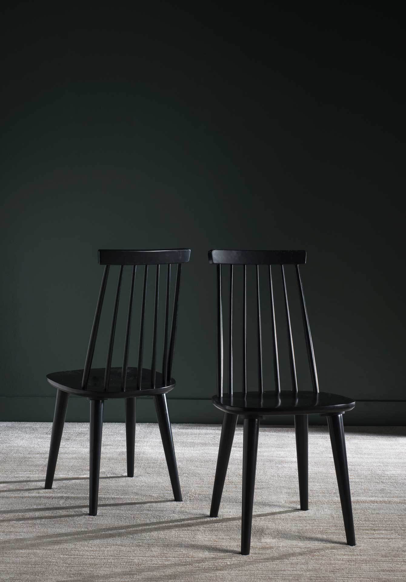 Buckley Spindle Side Chair Black (Set of 2) - Image 5