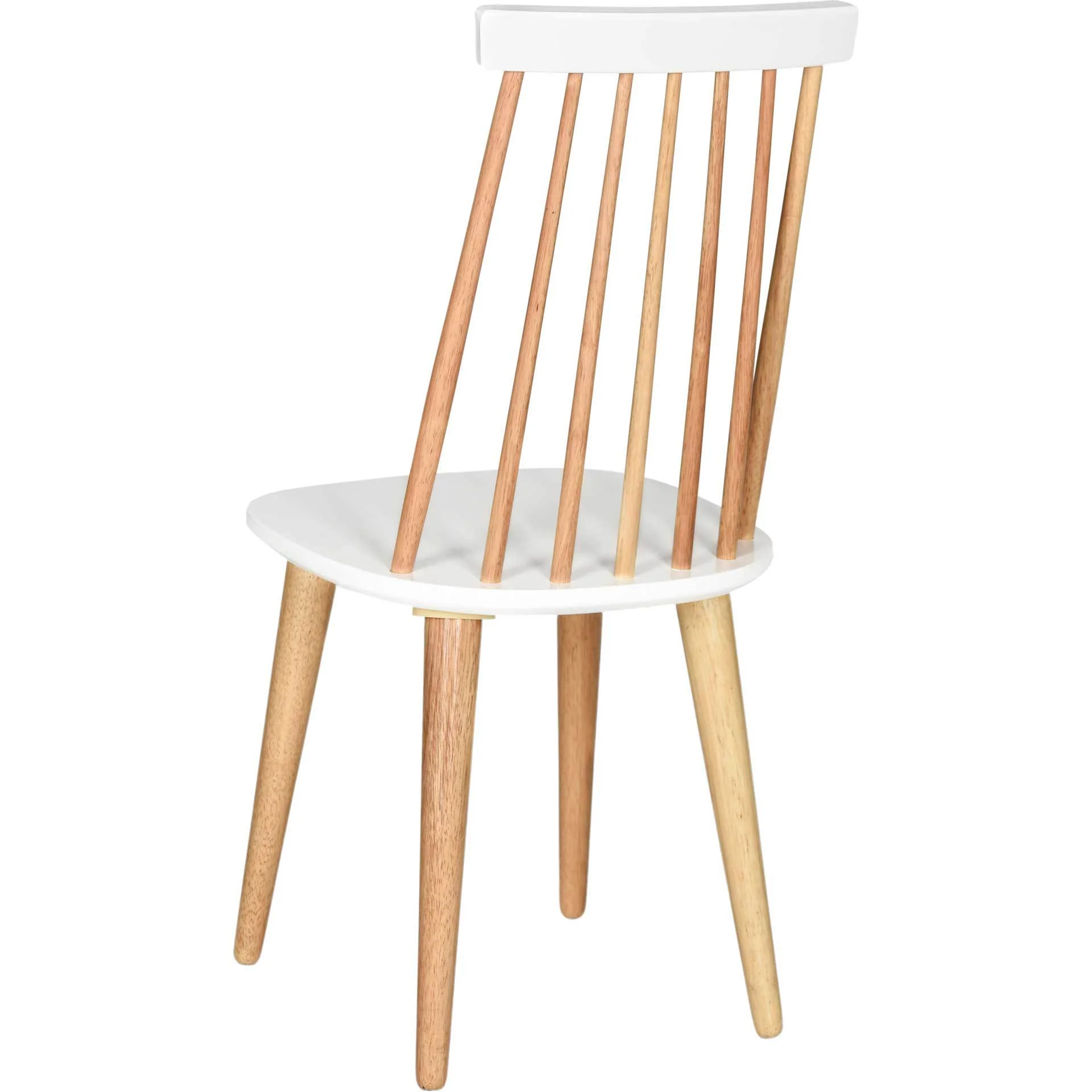 Buckley Spindle Side Chair Natural/White (Set of 2) - Image 4
