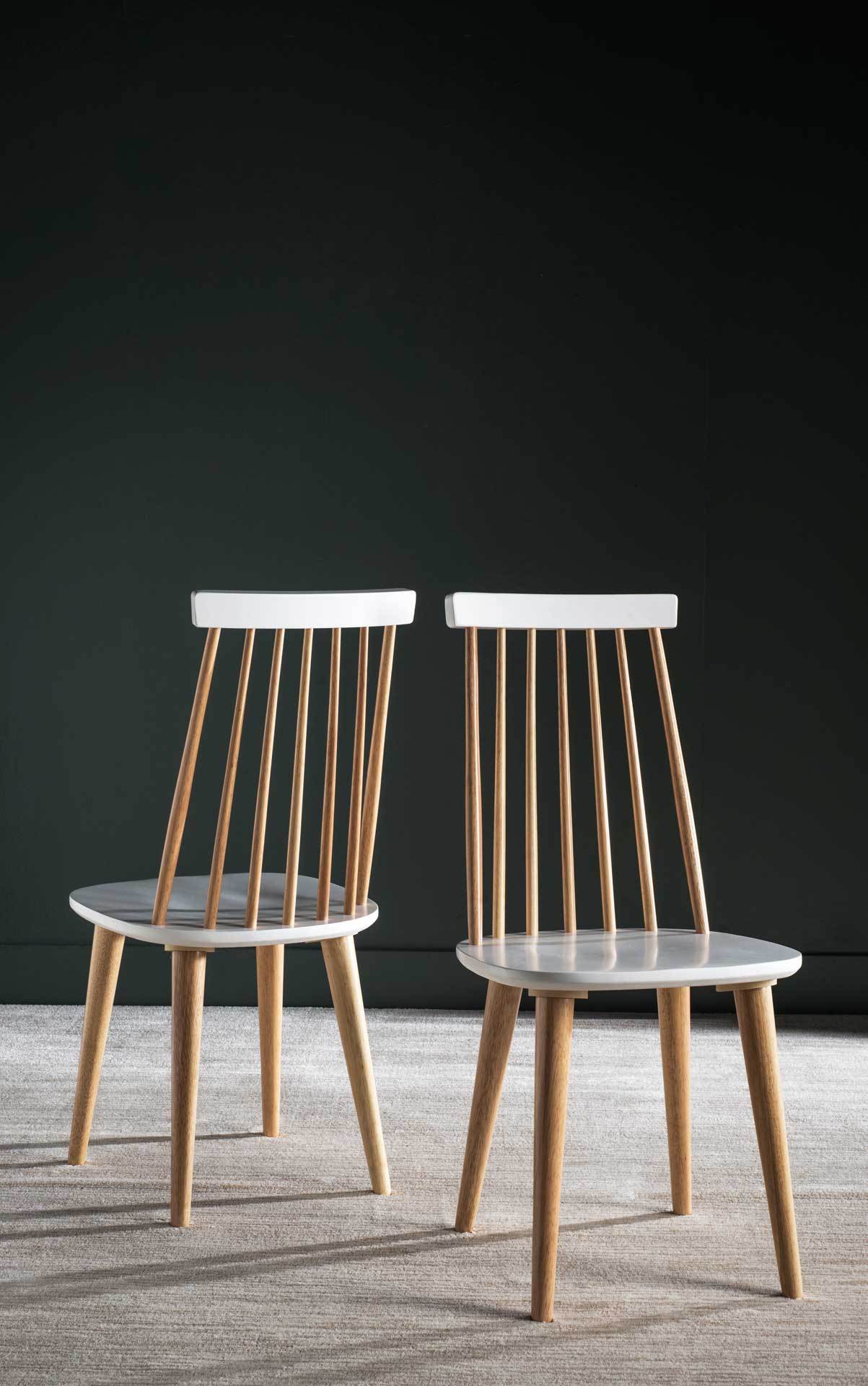 Buckley Spindle Side Chair Natural/White (Set of 2) - Image 5