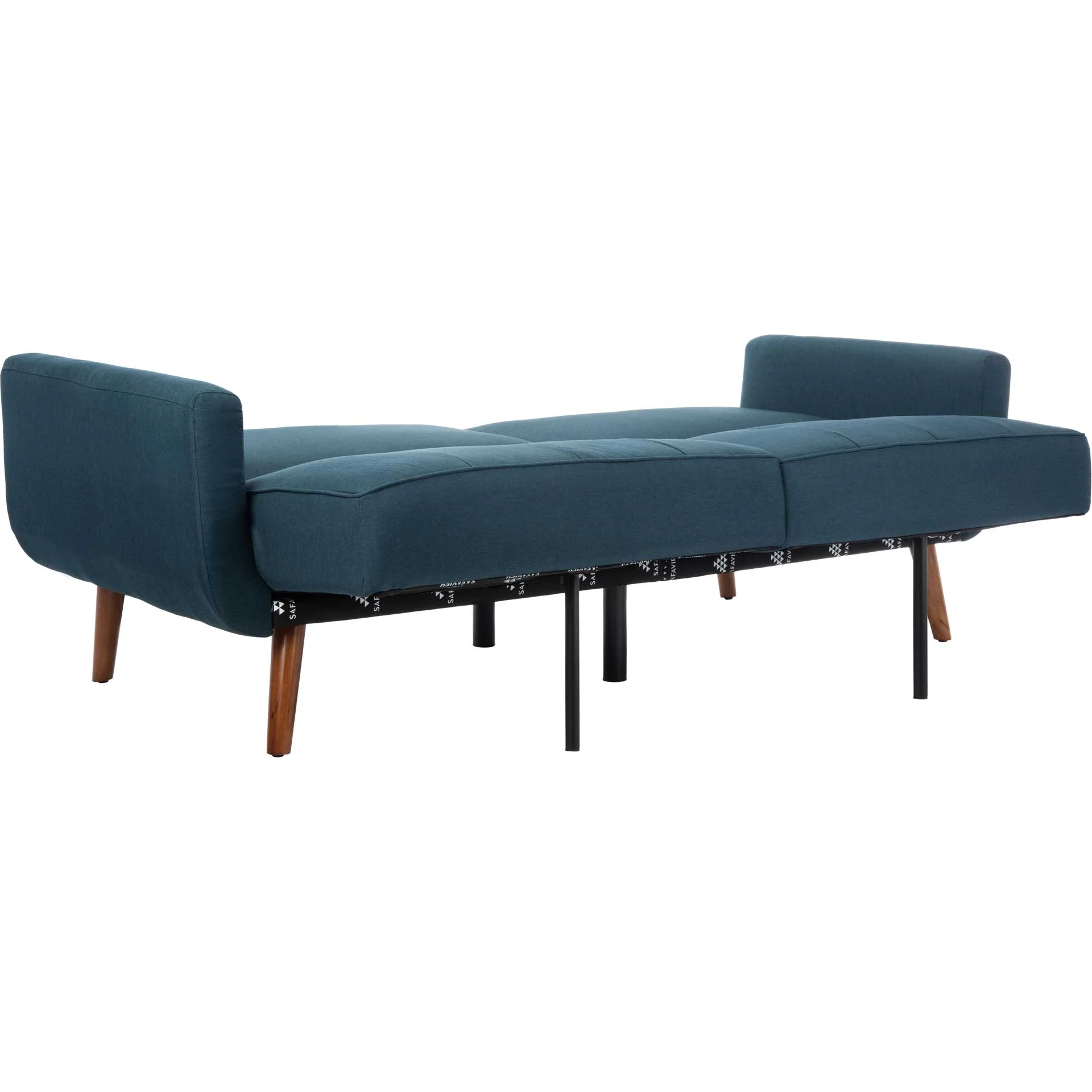 Burke Foldable Futon Bed Navy/Brown - Image 7