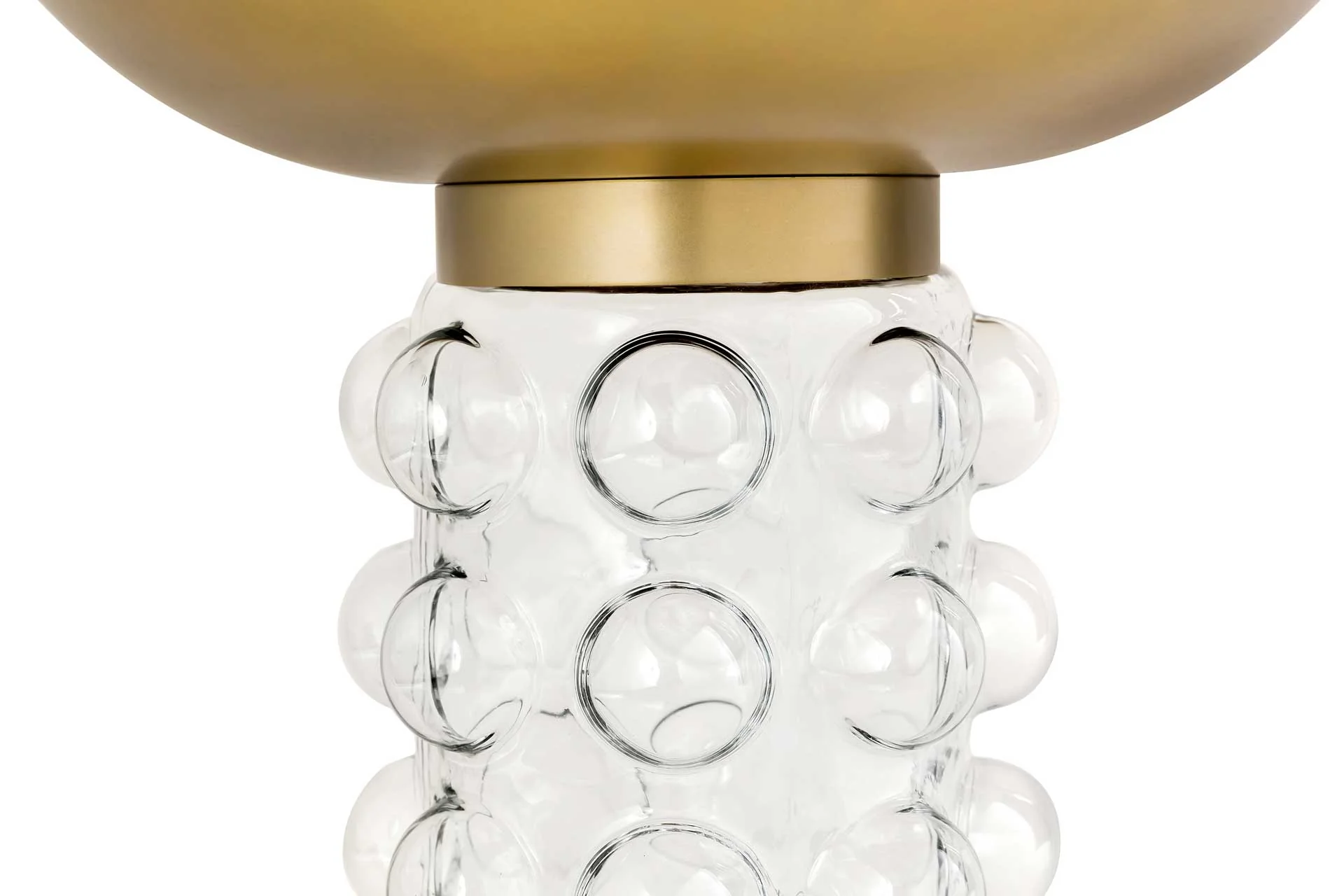 Burris Side Table Antique Brass/Transparent - Image 5