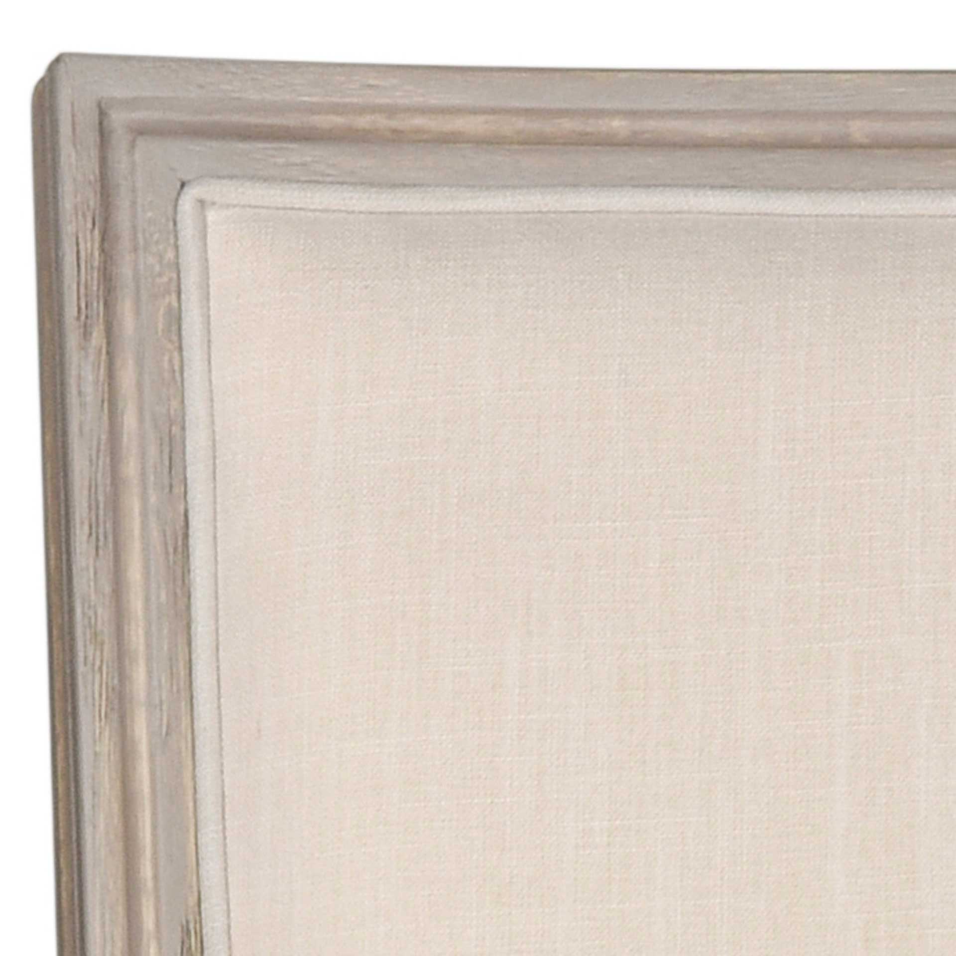 Burst Linen Side Chair Light Beige/Rustic Gray (Set of 2) - Image 5