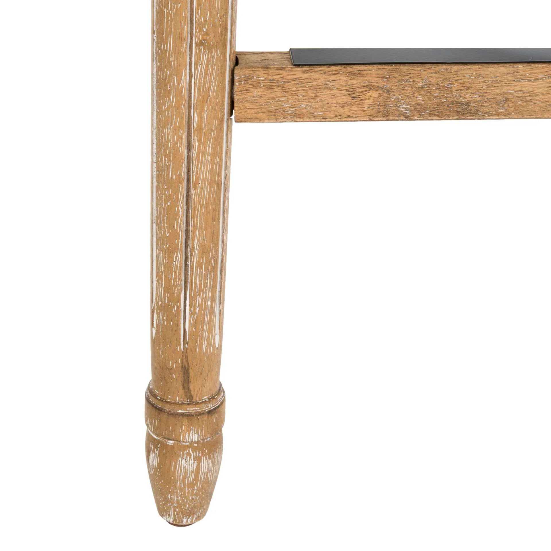 Burst Rectangle Bar Stool Beige/Rustic Oak (Set of 2) - Image 8