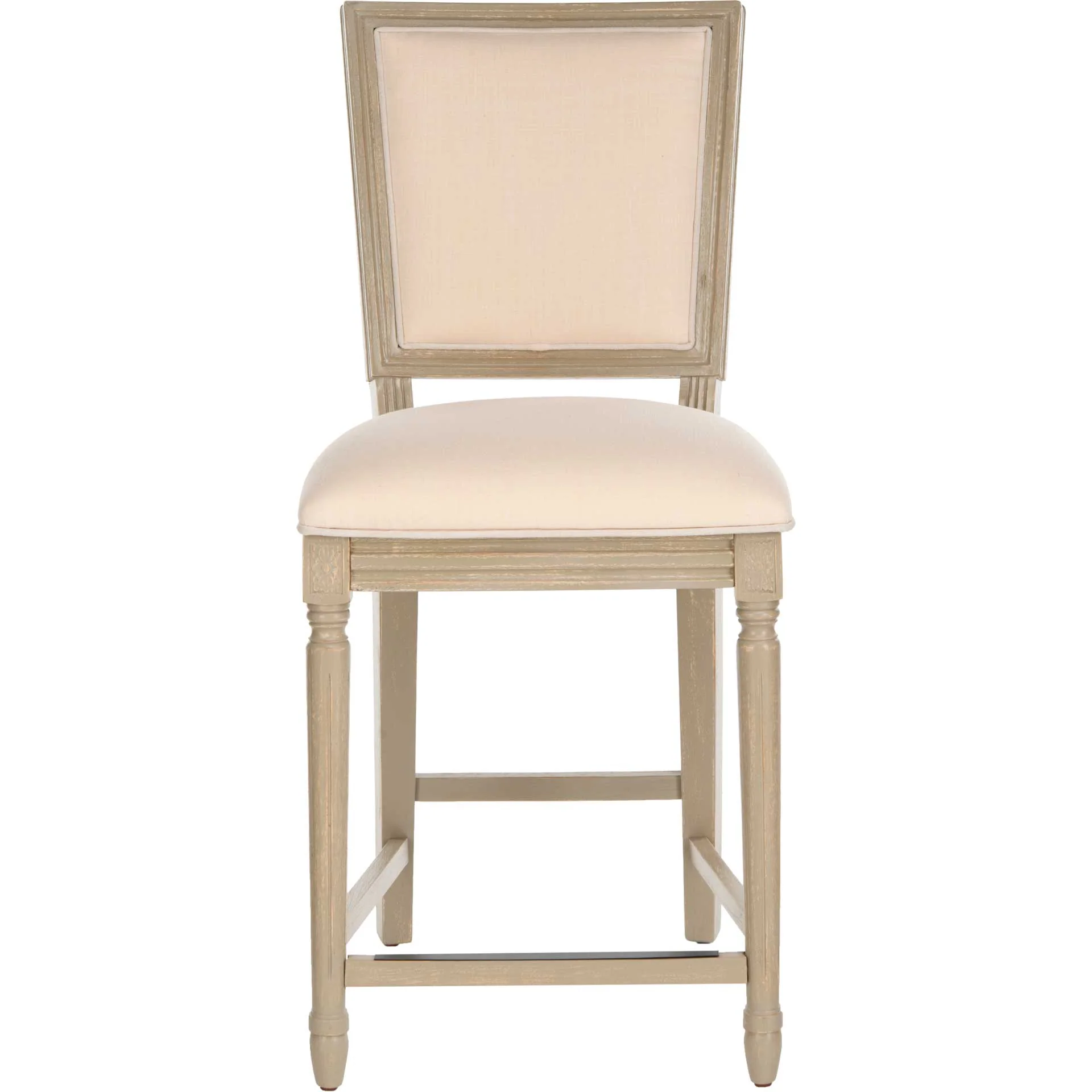 Burst Rectangle Bar Stool Light Beige/Rustic Gray (Set of 2) - Image 12