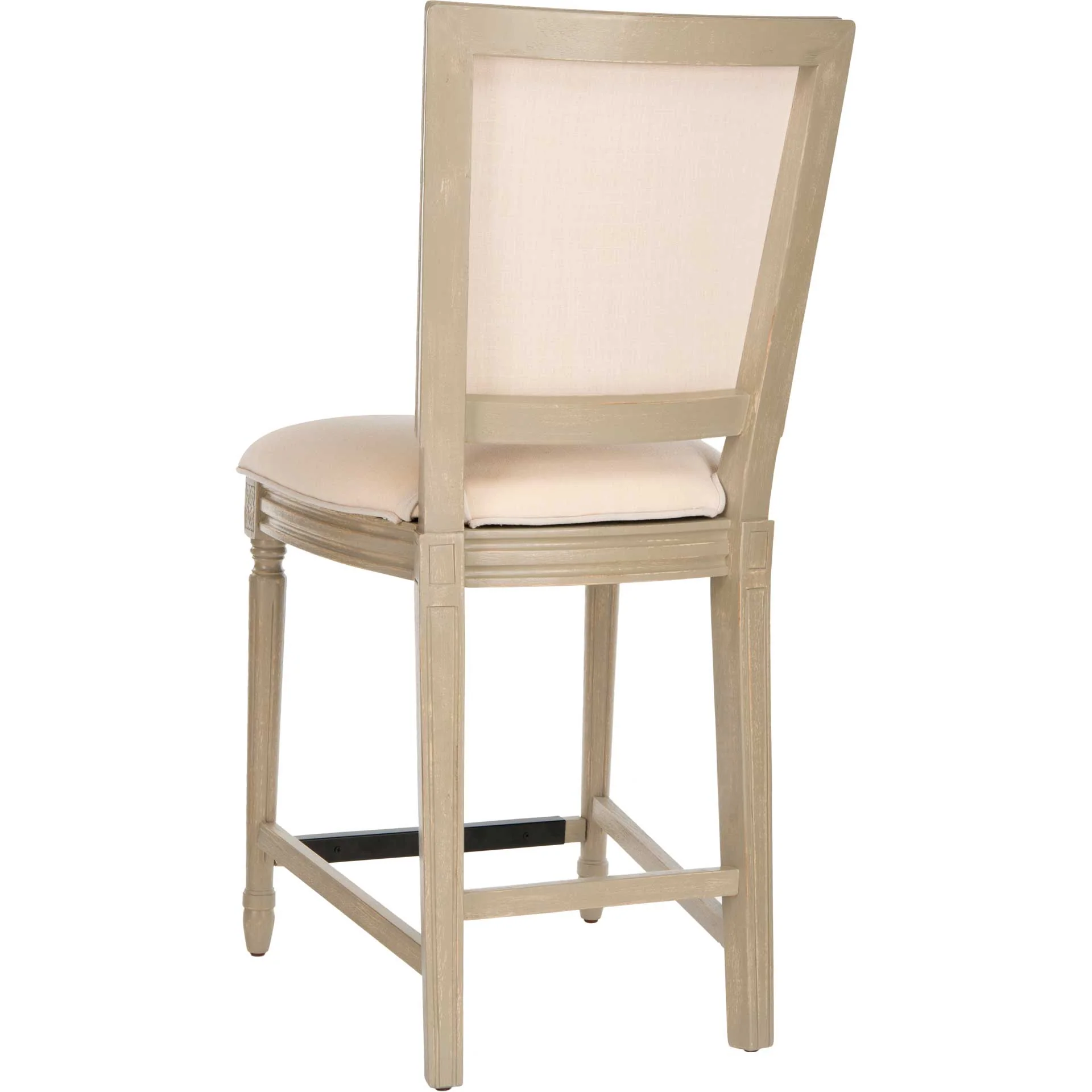 Burst Rectangle Bar Stool Light Beige/Rustic Gray (Set of 2) - Image 15