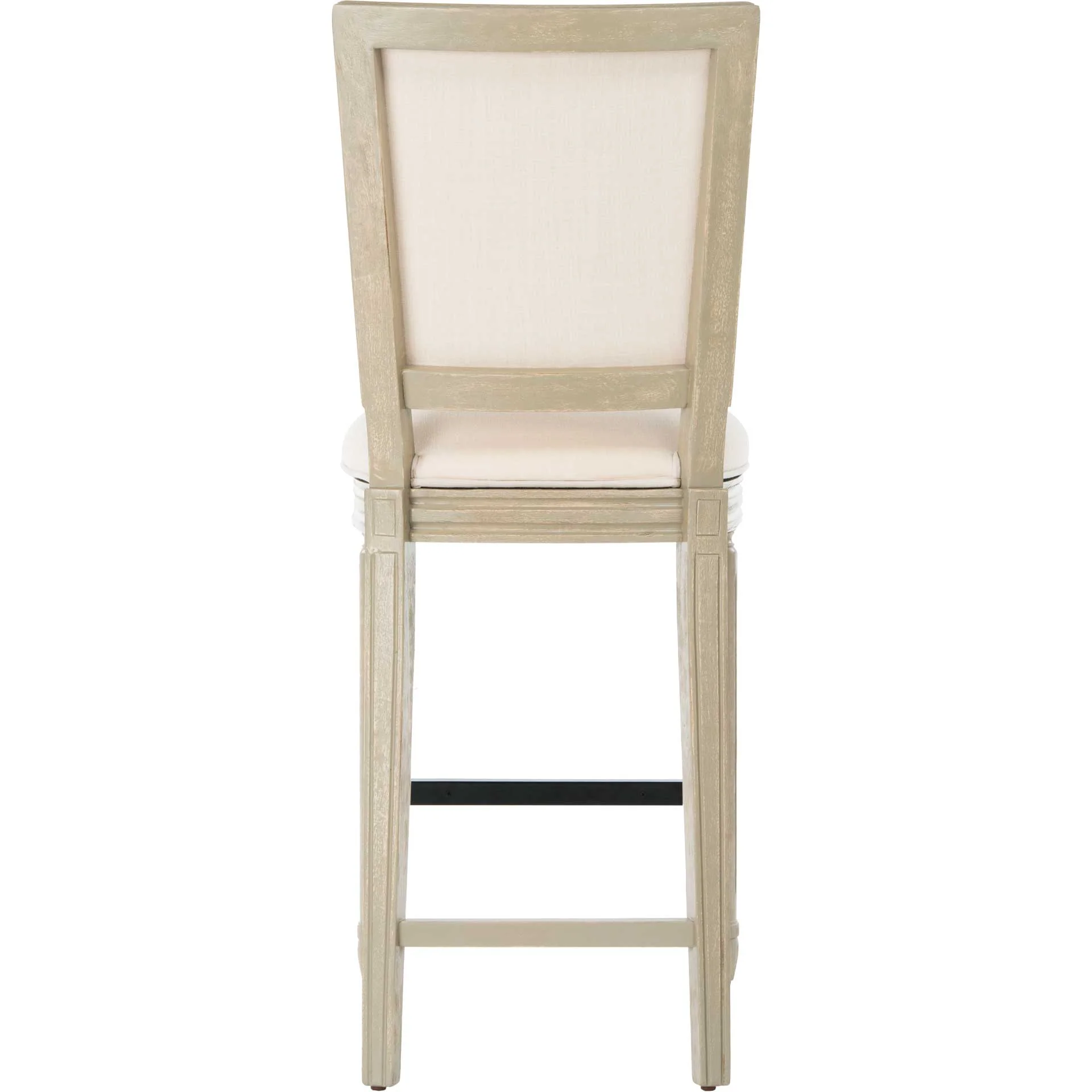 Burst Rectangle Bar Stool Light Beige/Rustic Gray (Set of 2) - Image 5