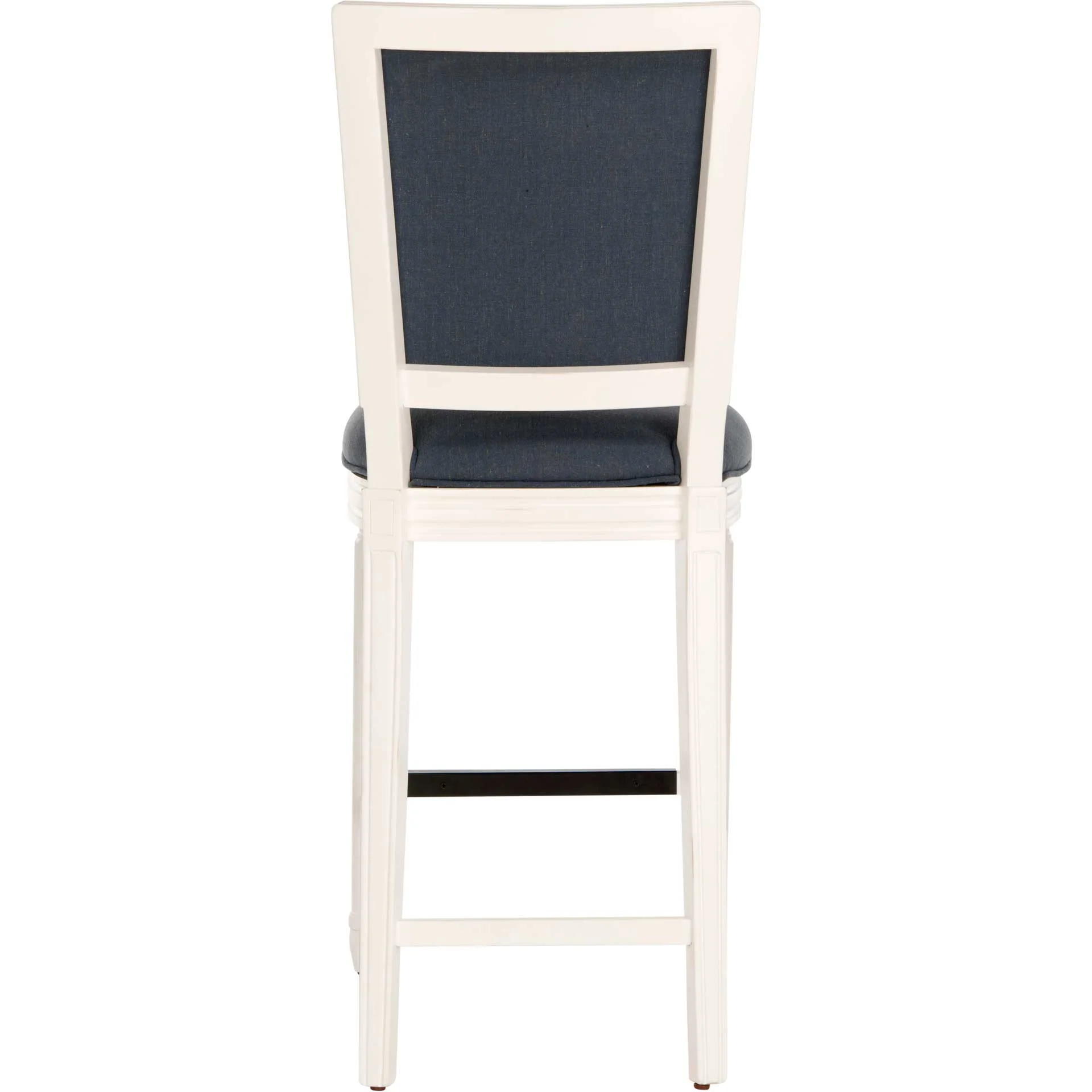 Burst Rectangle Bar Stool Navy/Distressed White (Set of 2) - Image 5