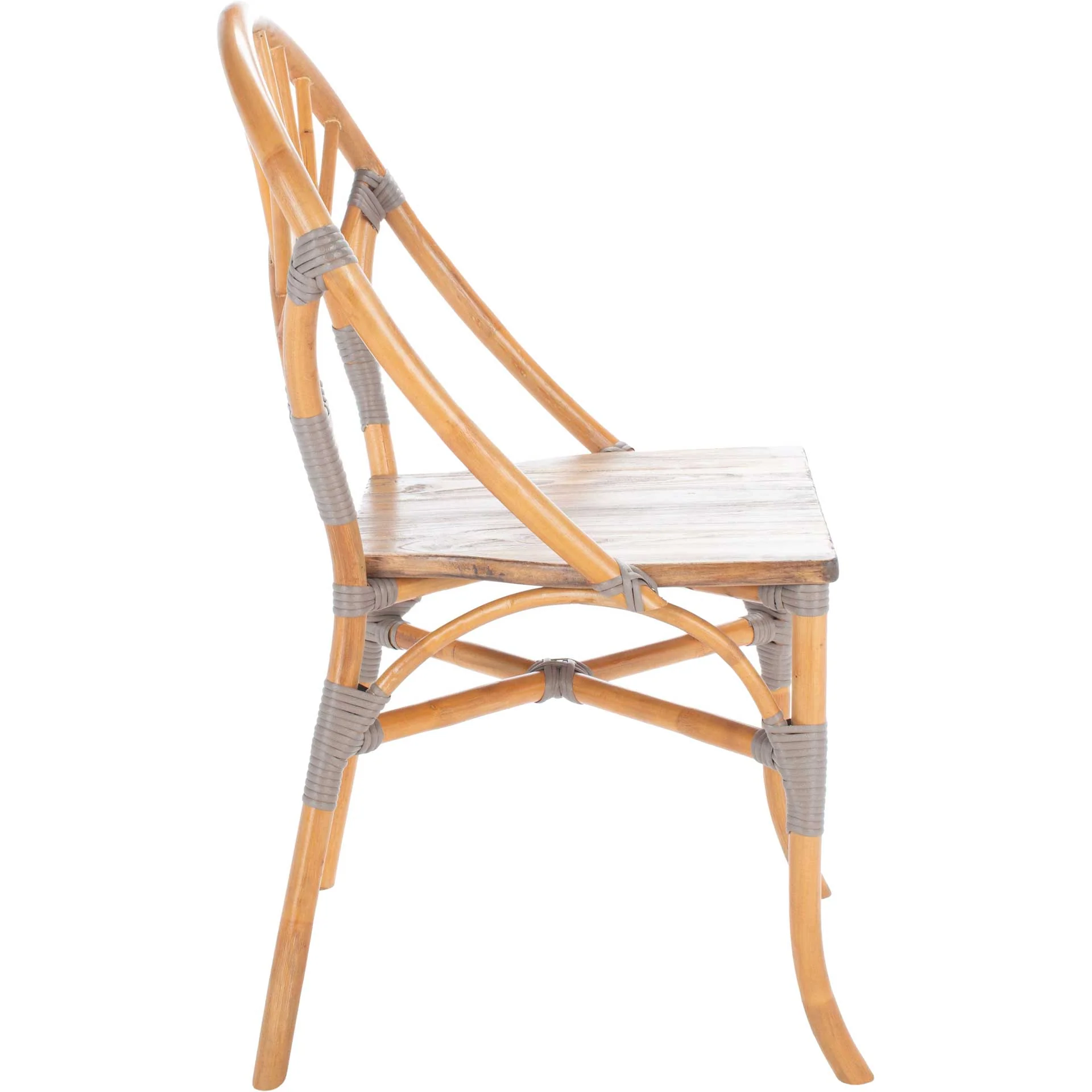 Byram Rattan Dining Chair Light Honey (Set of 2) - Image 3