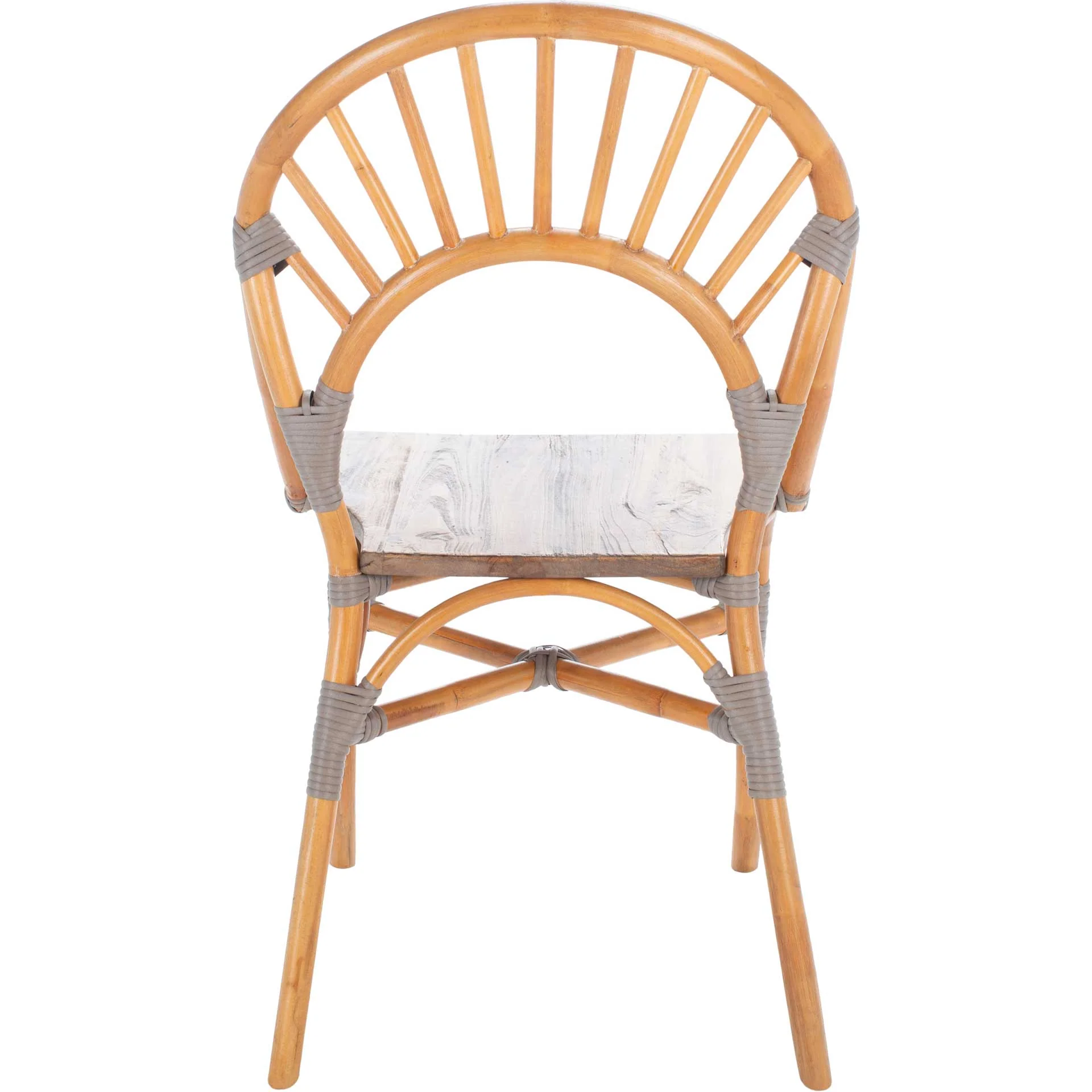 Byram Rattan Dining Chair Light Honey (Set of 2) - Image 4