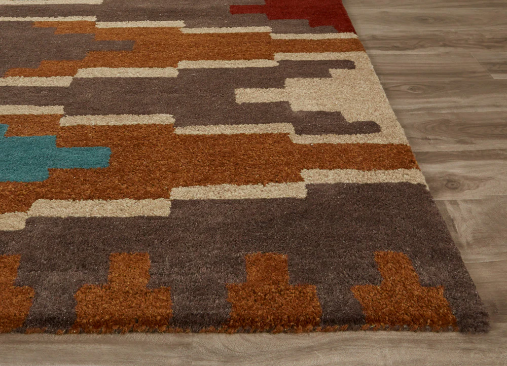 Cabin Alder Brown/Gray Area Rug - Image 3