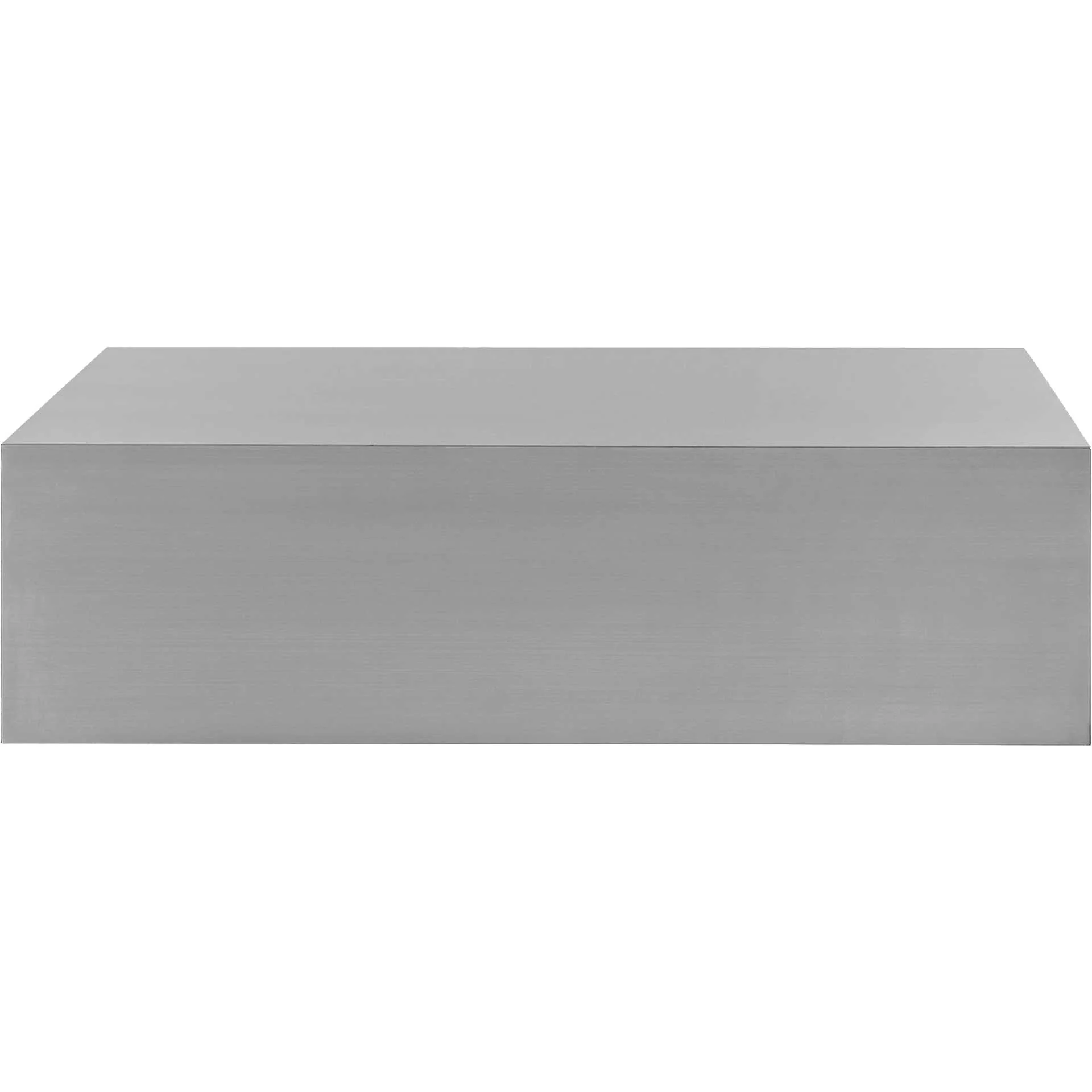 Cabin Stainless Steel Coffee Table Silver - Image 2
