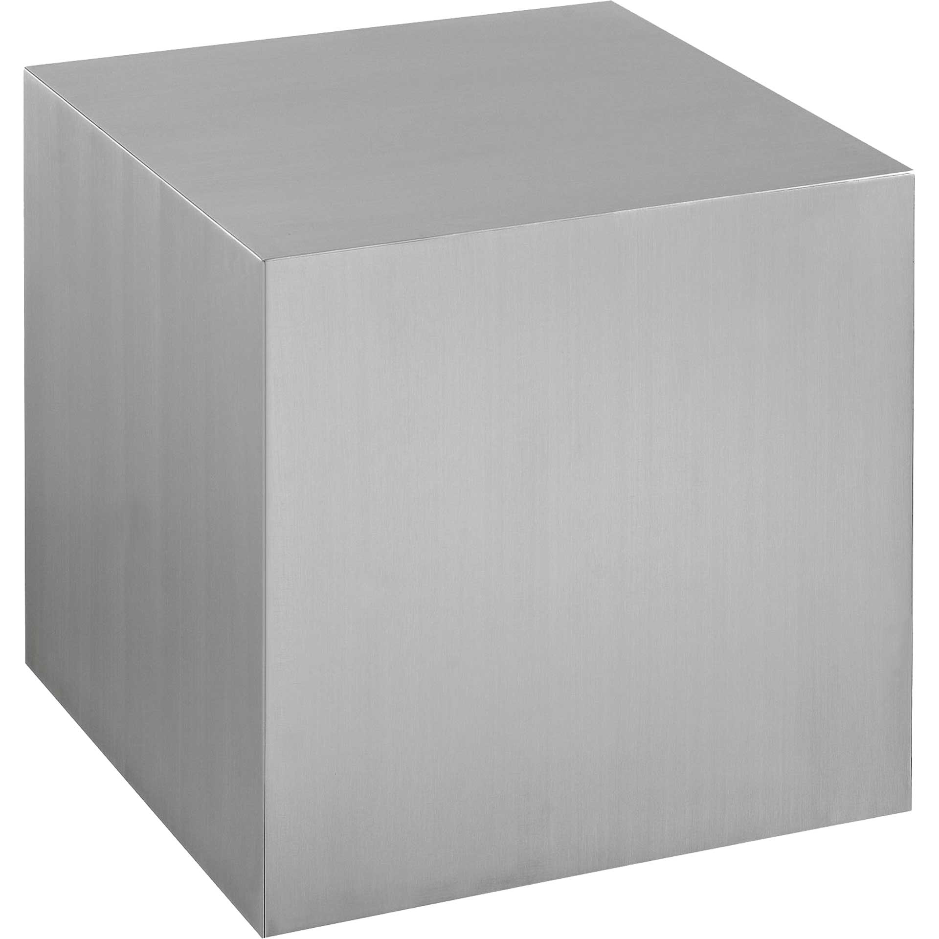 Cabin Stainless Steel Side Table Silver - Image 2