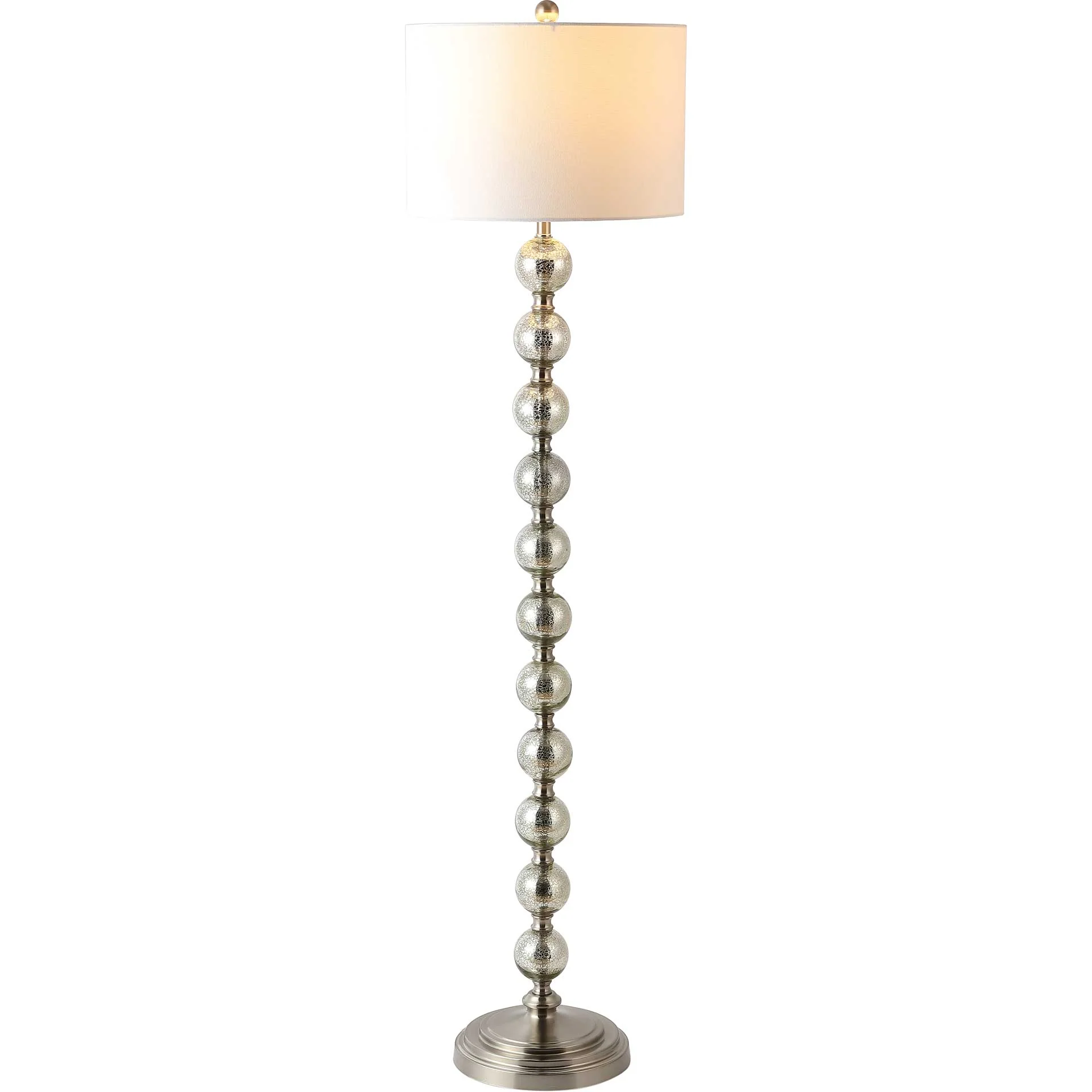 Cabra Floor Lamp Nickel/Ivory - Image 2
