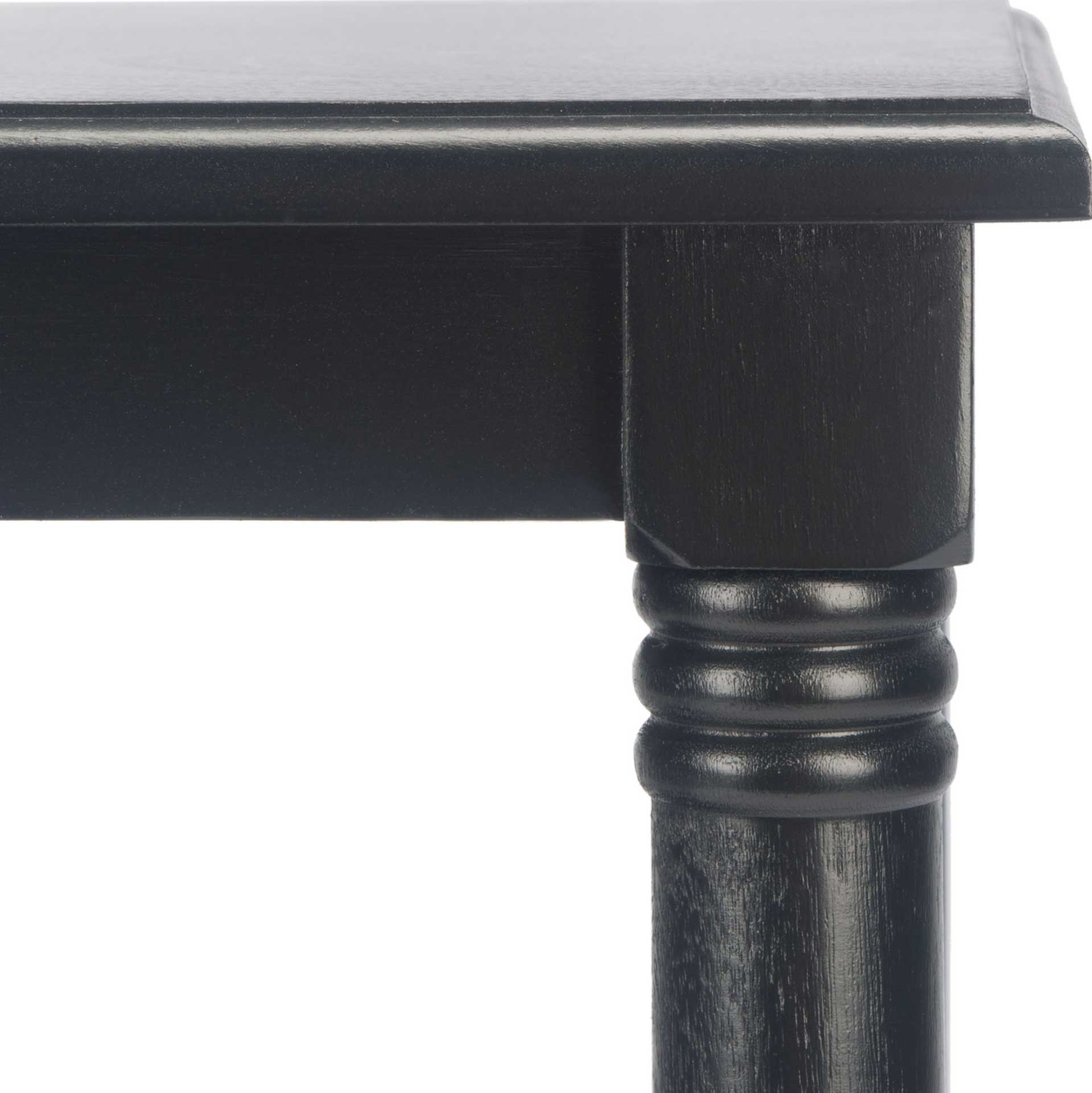 Caden 3 Shelf Accent Table Black - Image 4