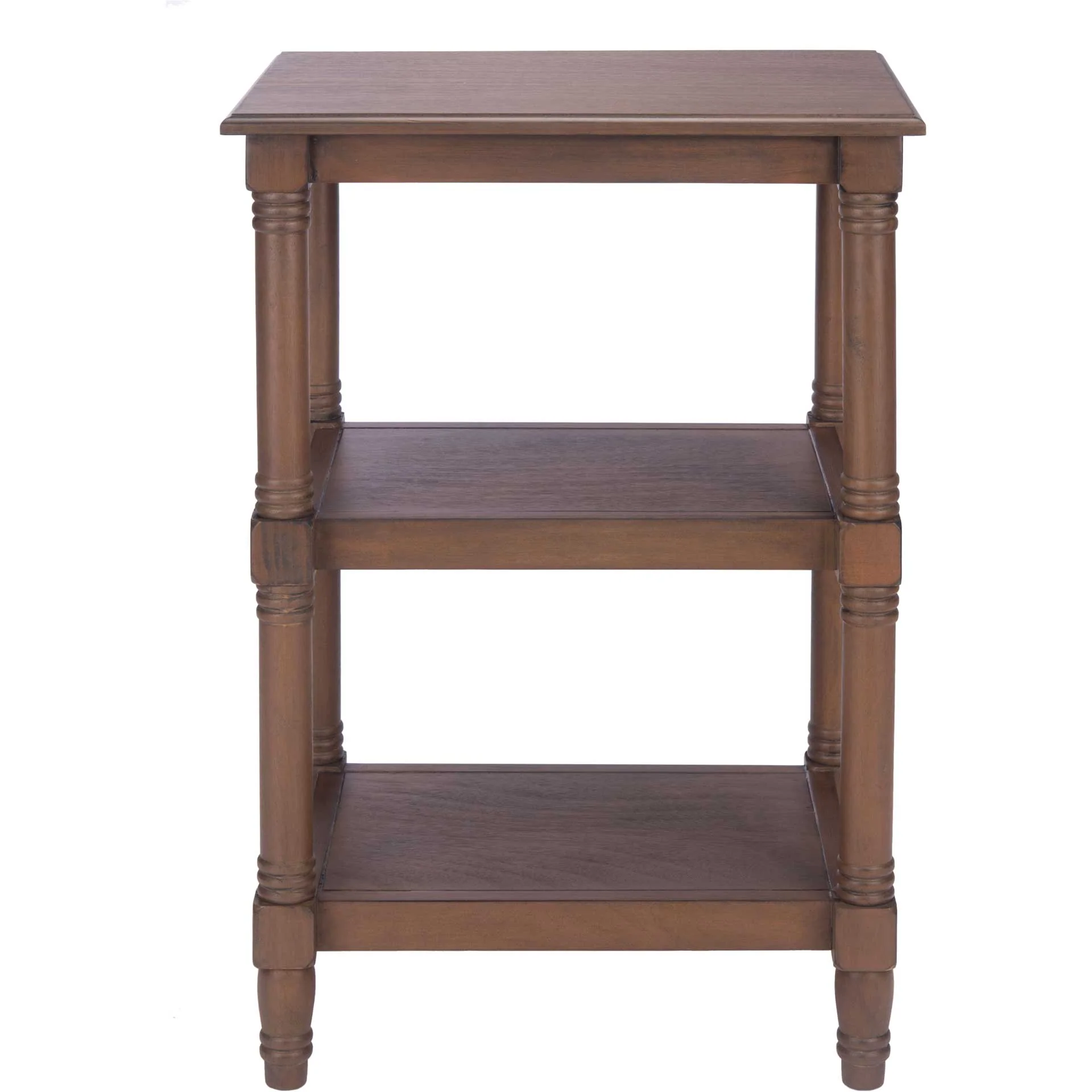 Caden 3 Shelf Accent Table Brown - Image 2