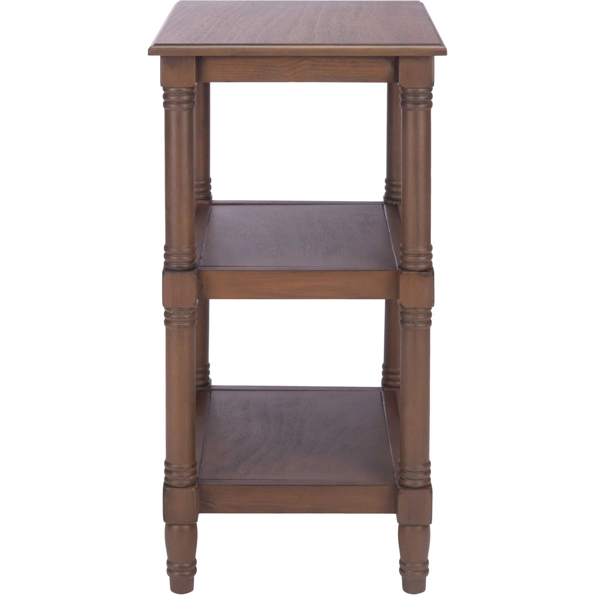 Caden 3 Shelf Accent Table Brown - Image 3
